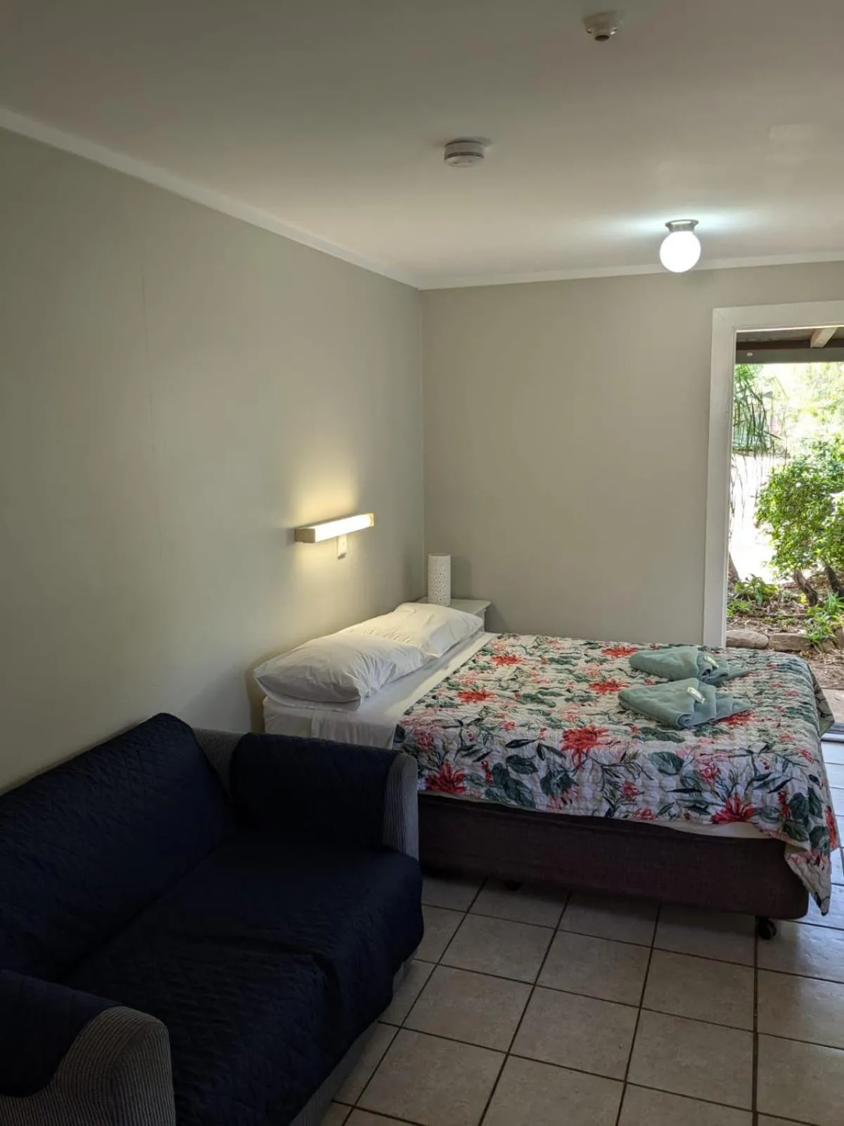 Bed in Blackall Caravan Park