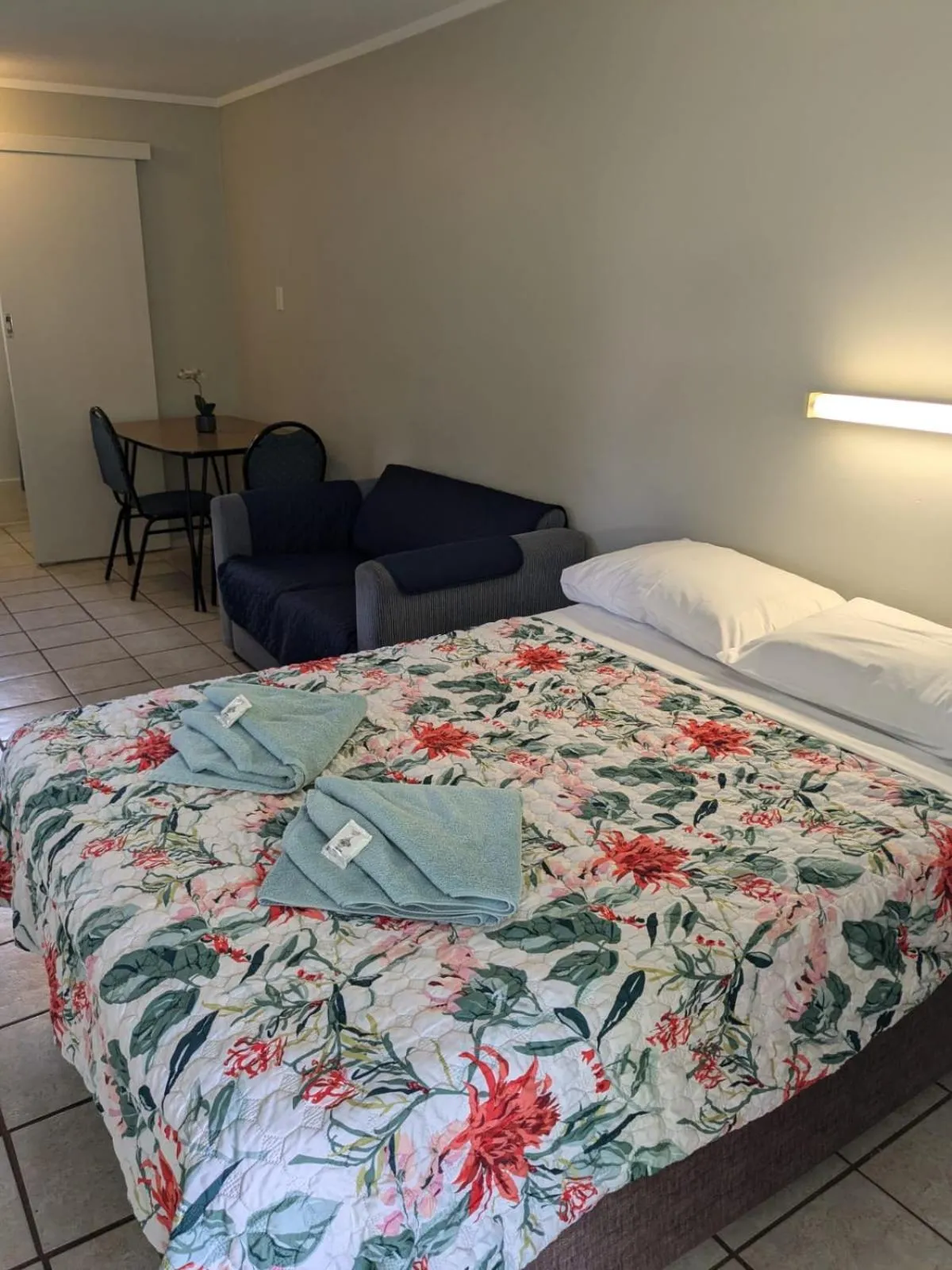 Bed in Blackall Caravan Park