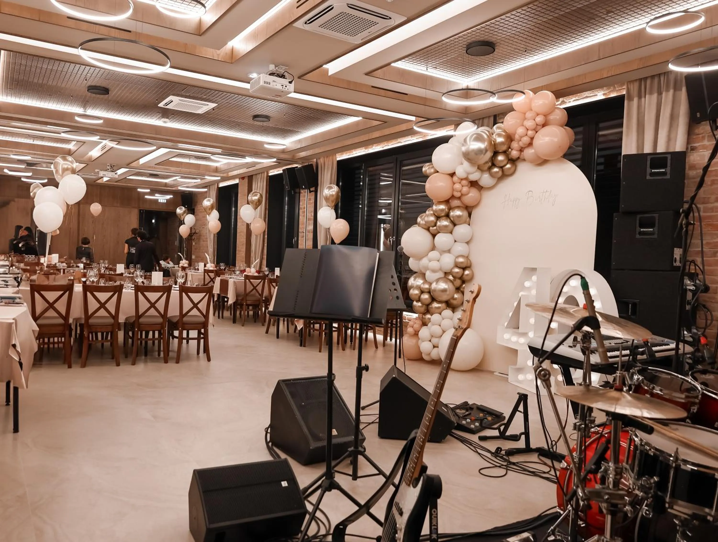 group of guests in No Pardon Hotel