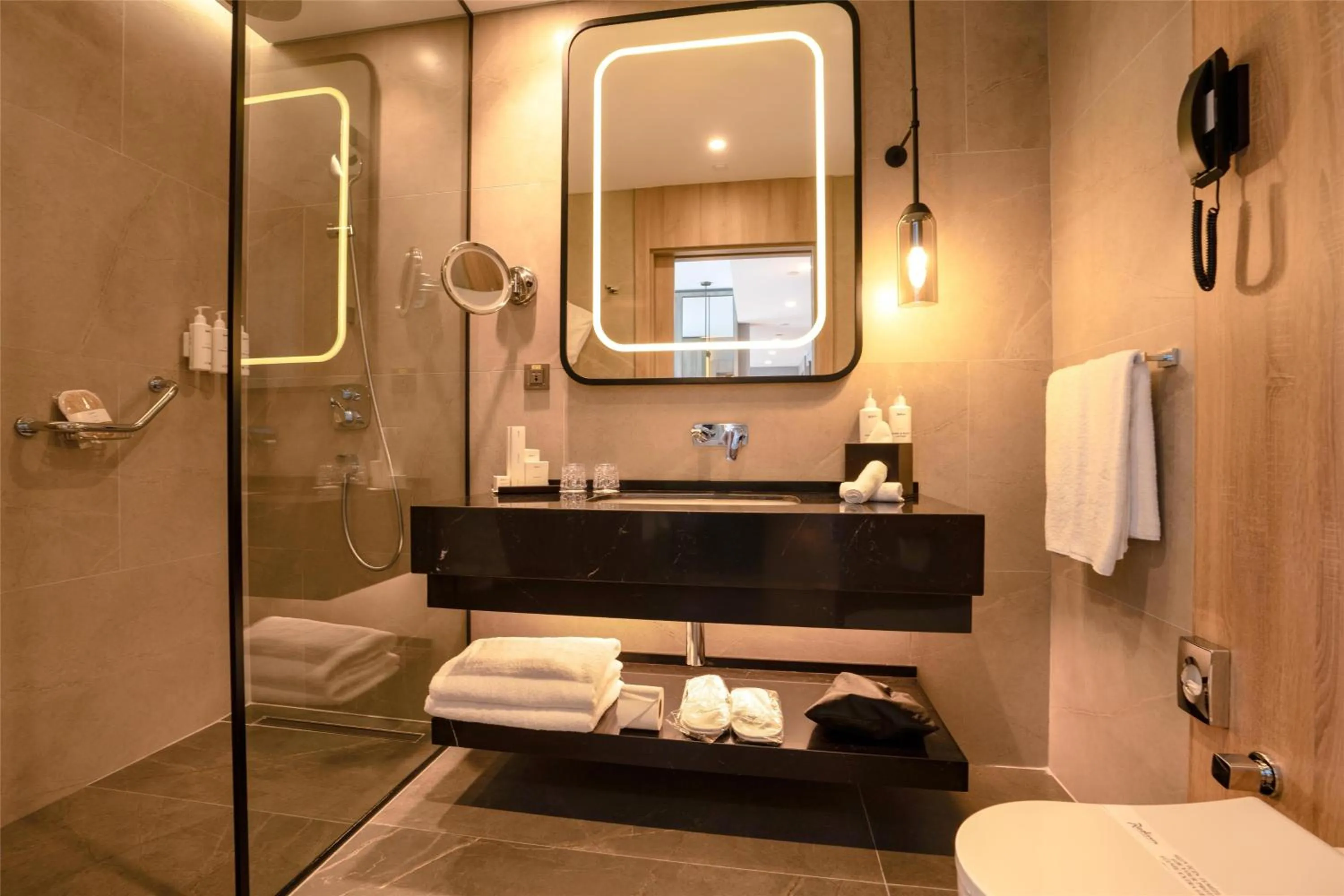 Bathroom in Radisson Hotel Istanbul Merter