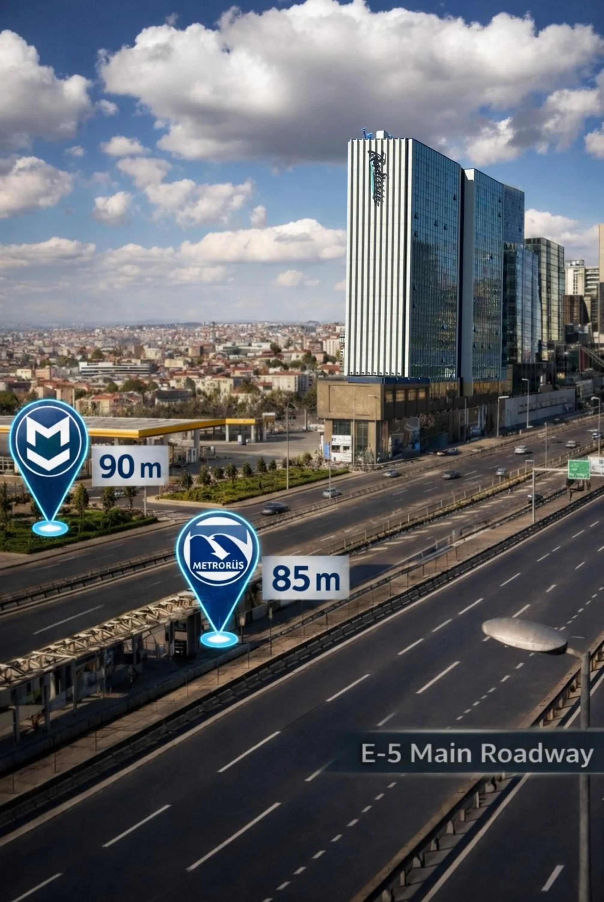 Location in Radisson Hotel Istanbul Merter