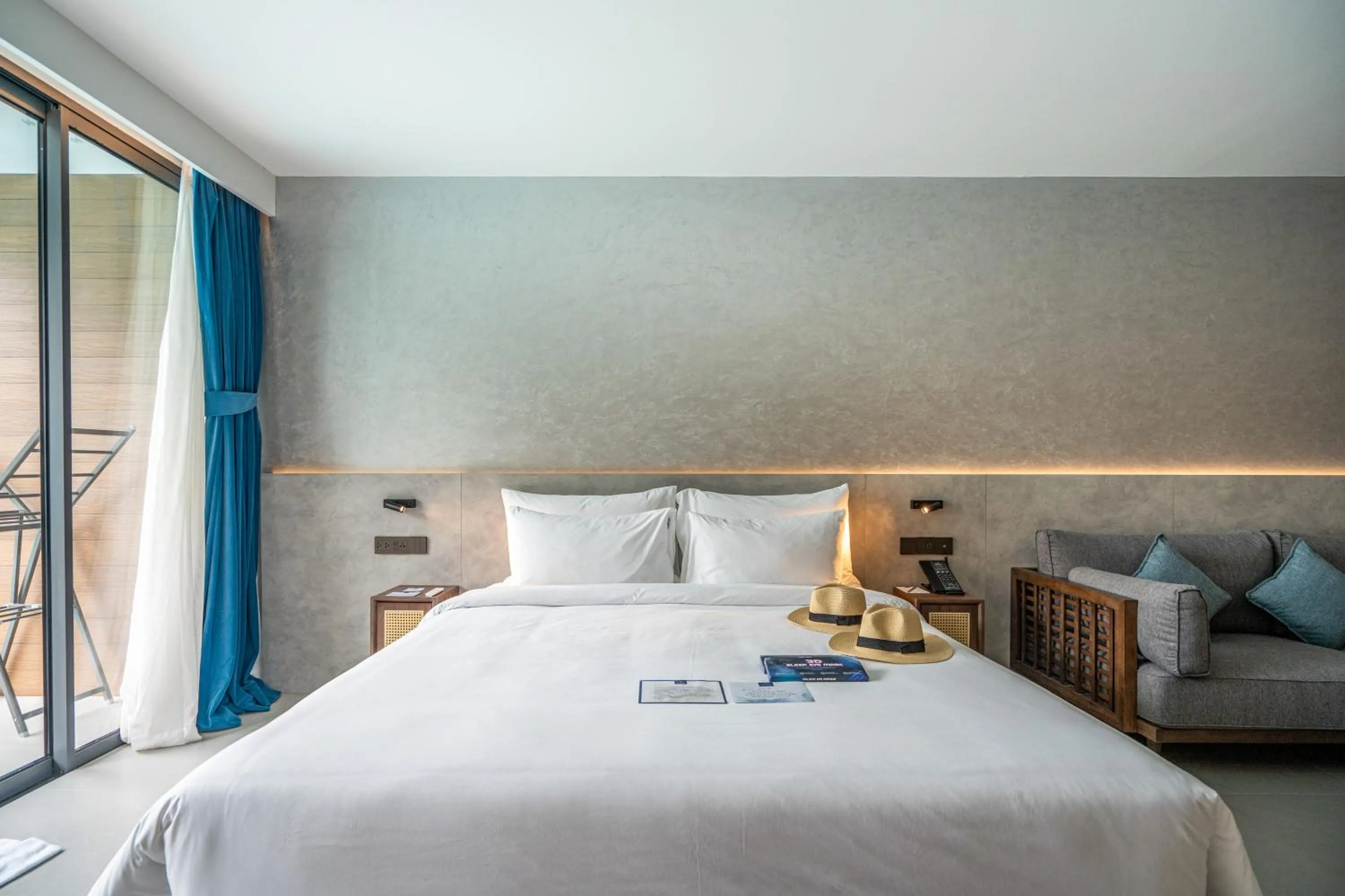 Bed in Kora Beach Resort Phuket