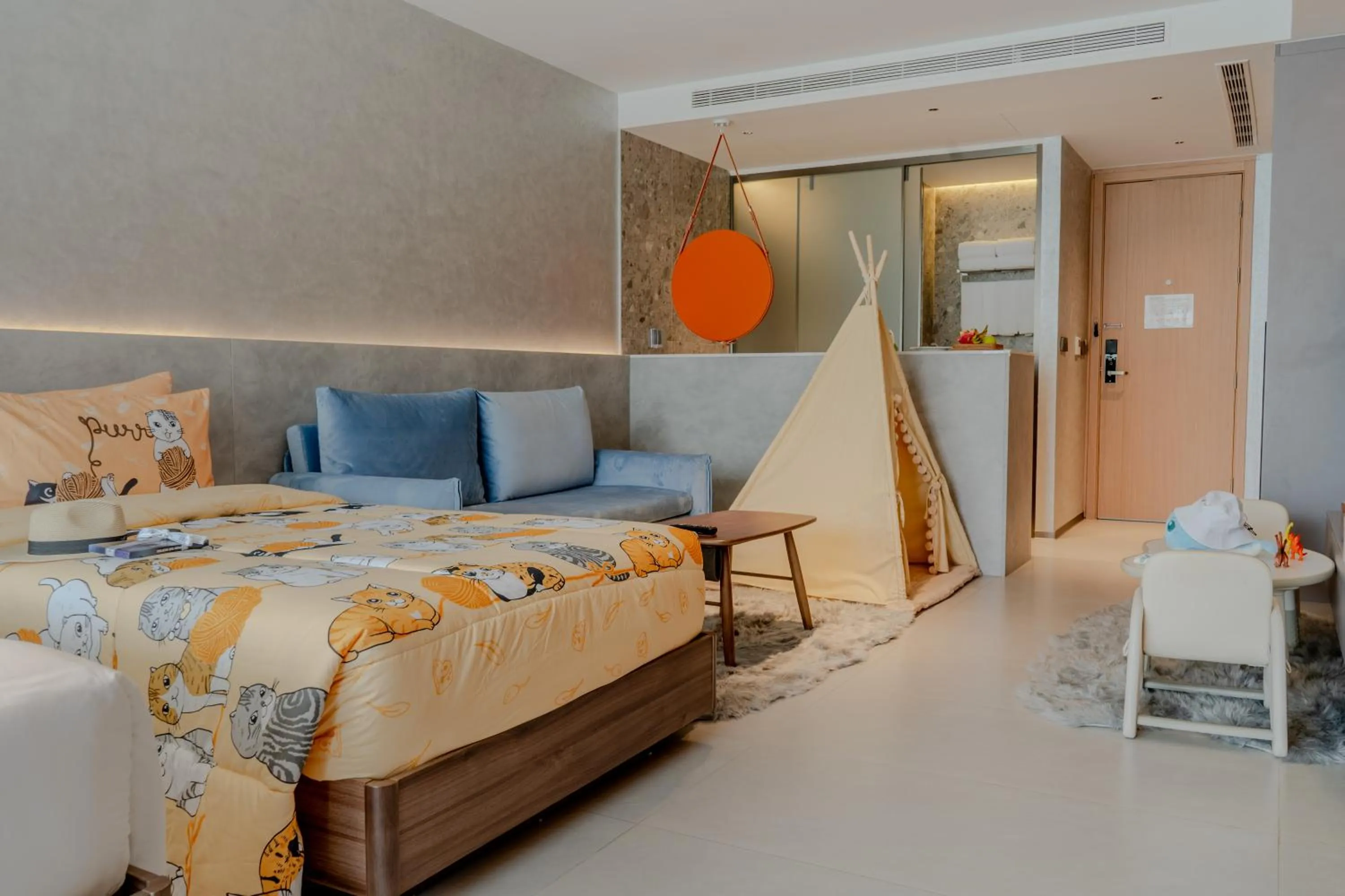 Bed in Kora Beach Resort Phuket