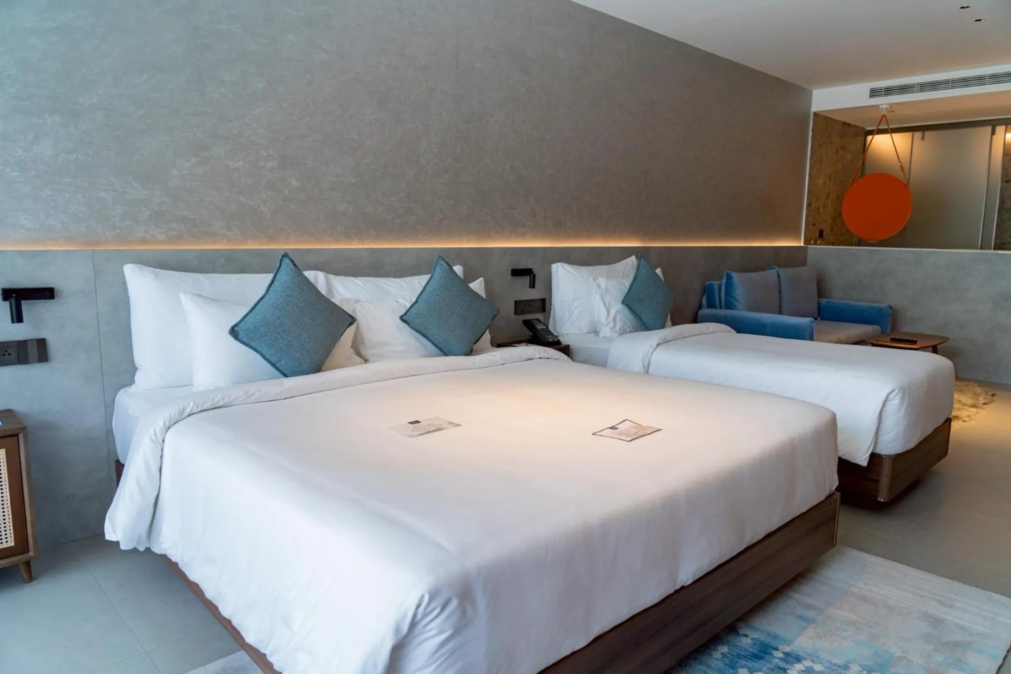 Bed in Kora Beach Resort Phuket