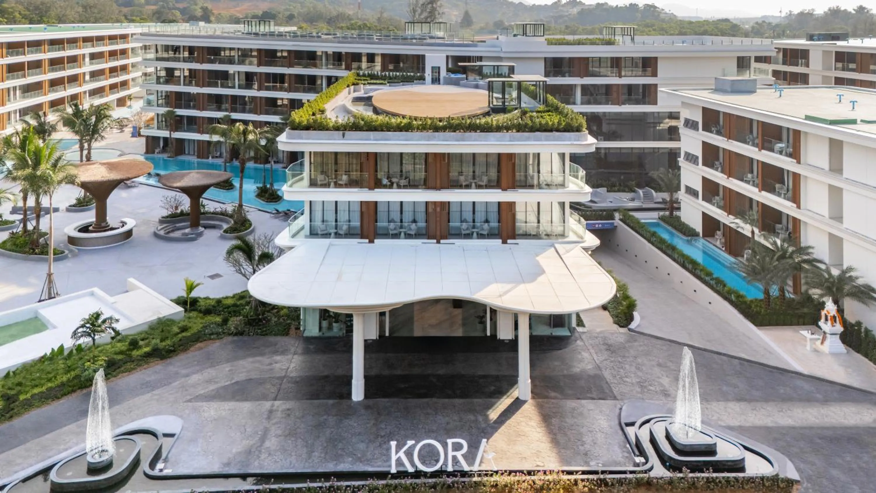 Property building in Kora Beach Resort Phuket