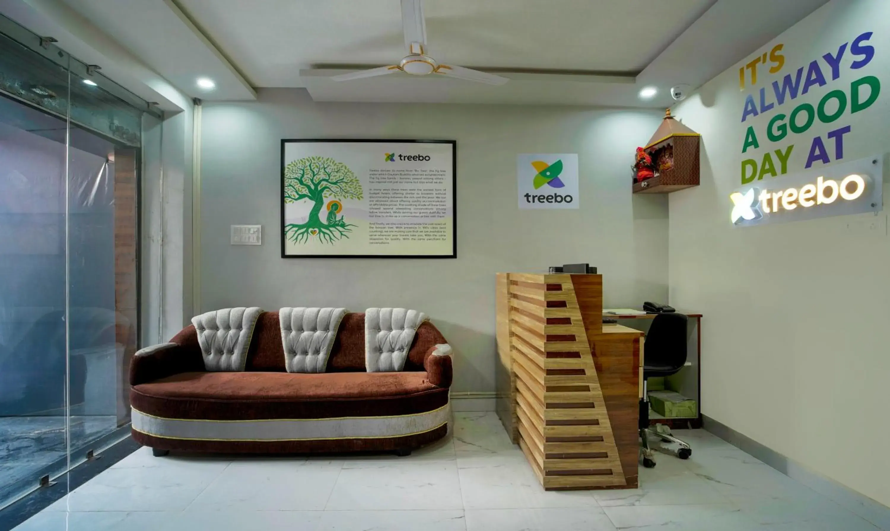 Lobby or reception in Treebo NPS Grand, Ranchi Railway Station Lobby or reception in Treebo NPS Grand, Ranchi Railway Station