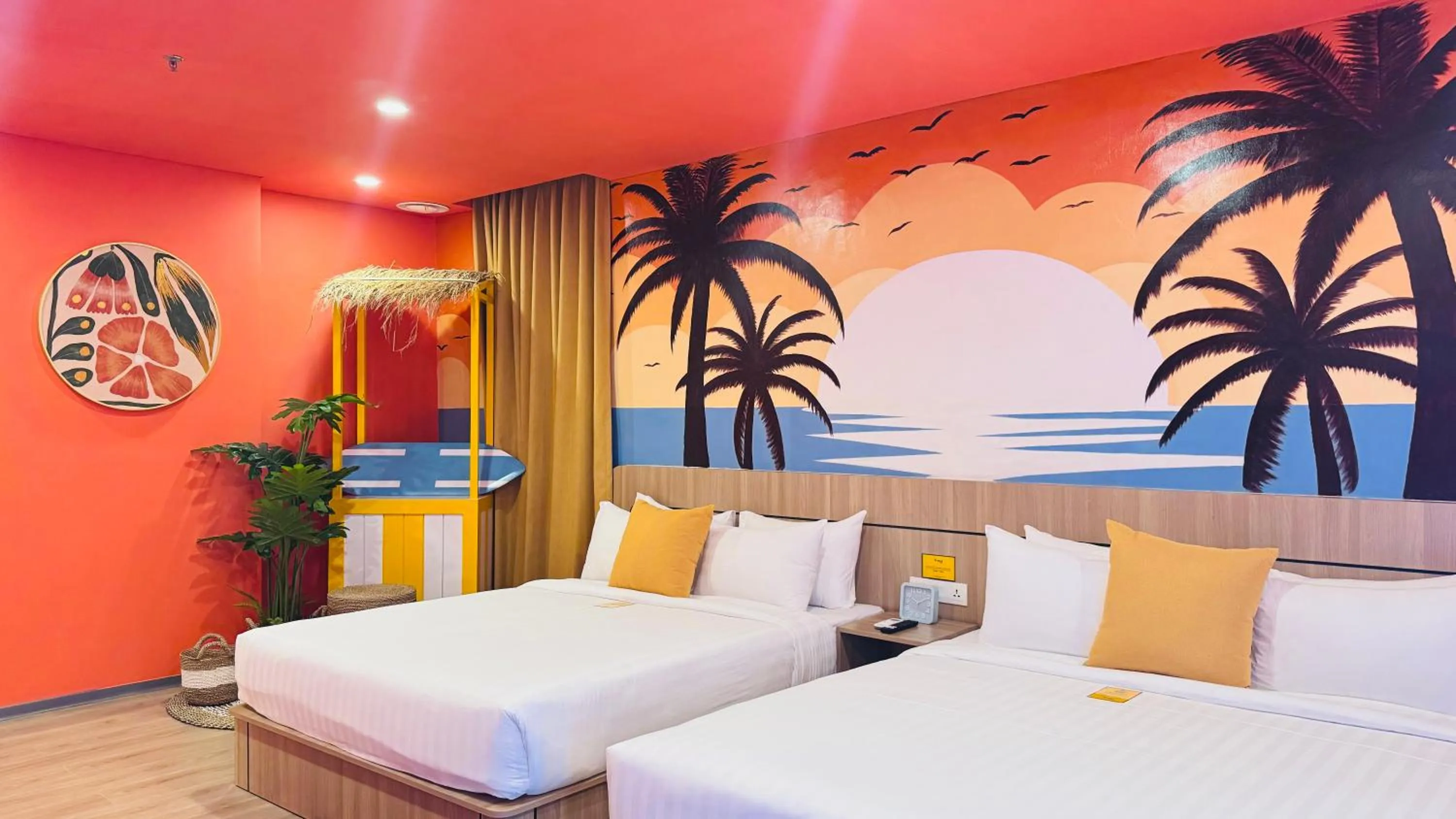 Bedroom, Bed in Yellow Bee Resort Cililitan