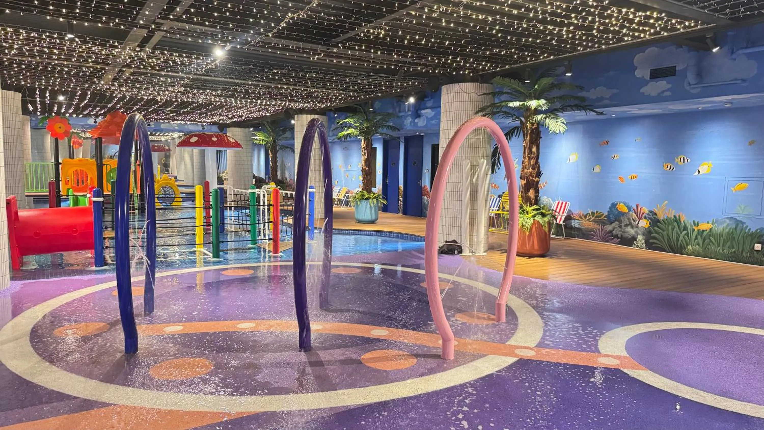 Aqua park in Yellow Bee Resort Cililitan