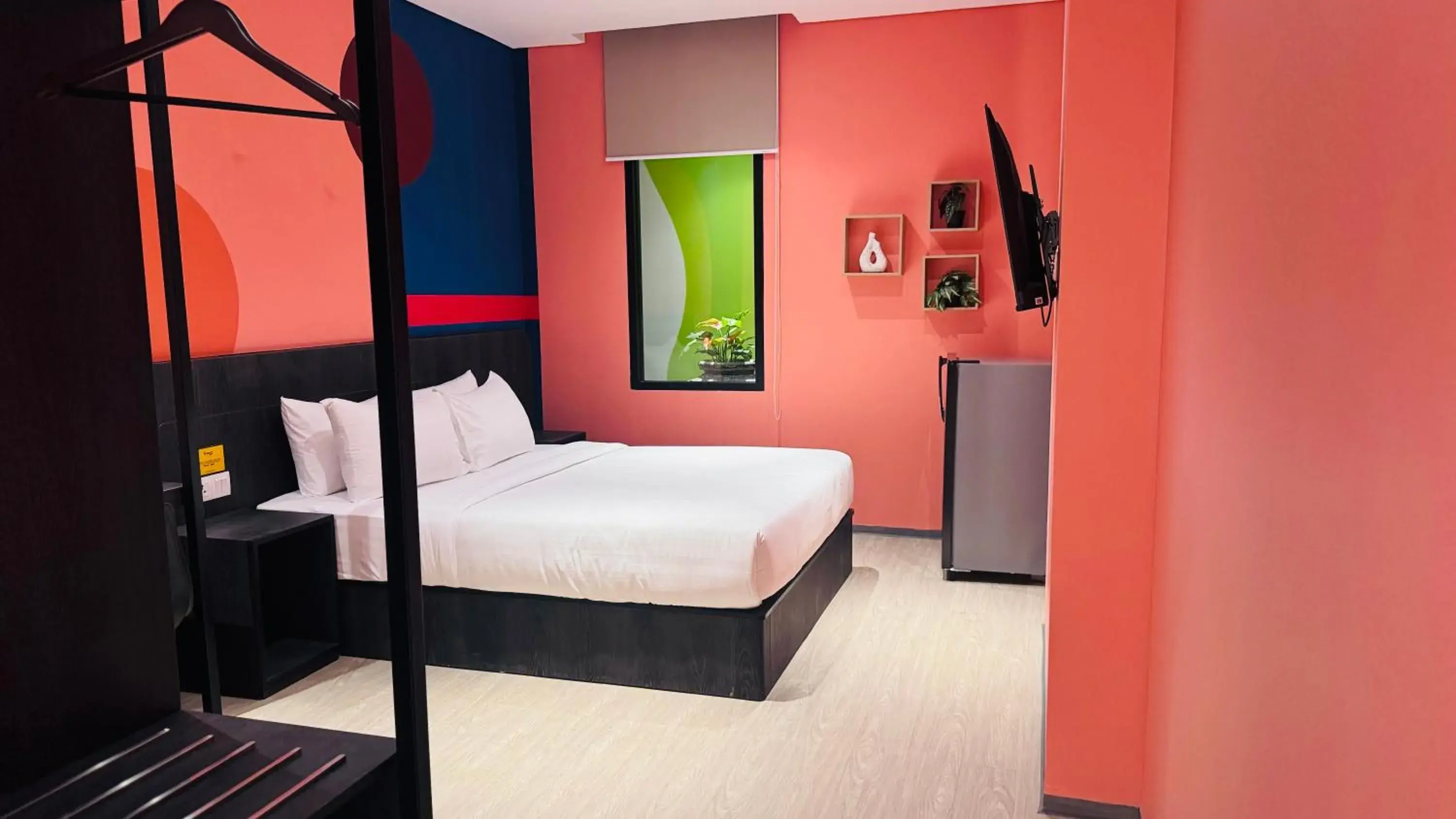 Bedroom, Bed in Yellow Bee Resort Cililitan Bedroom, Bed in Yellow Bee Resort Cililitan