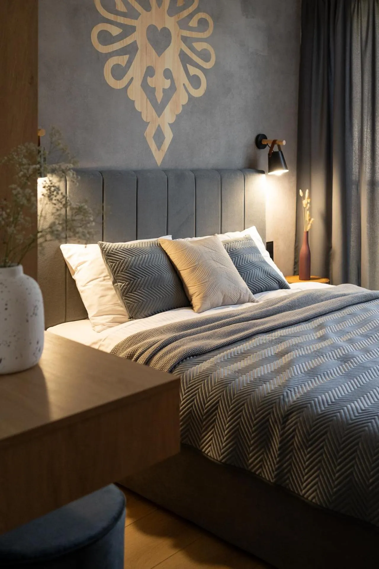 Bed in Cyrhla Apartamenty - sauna, playroom, free parking & wifi