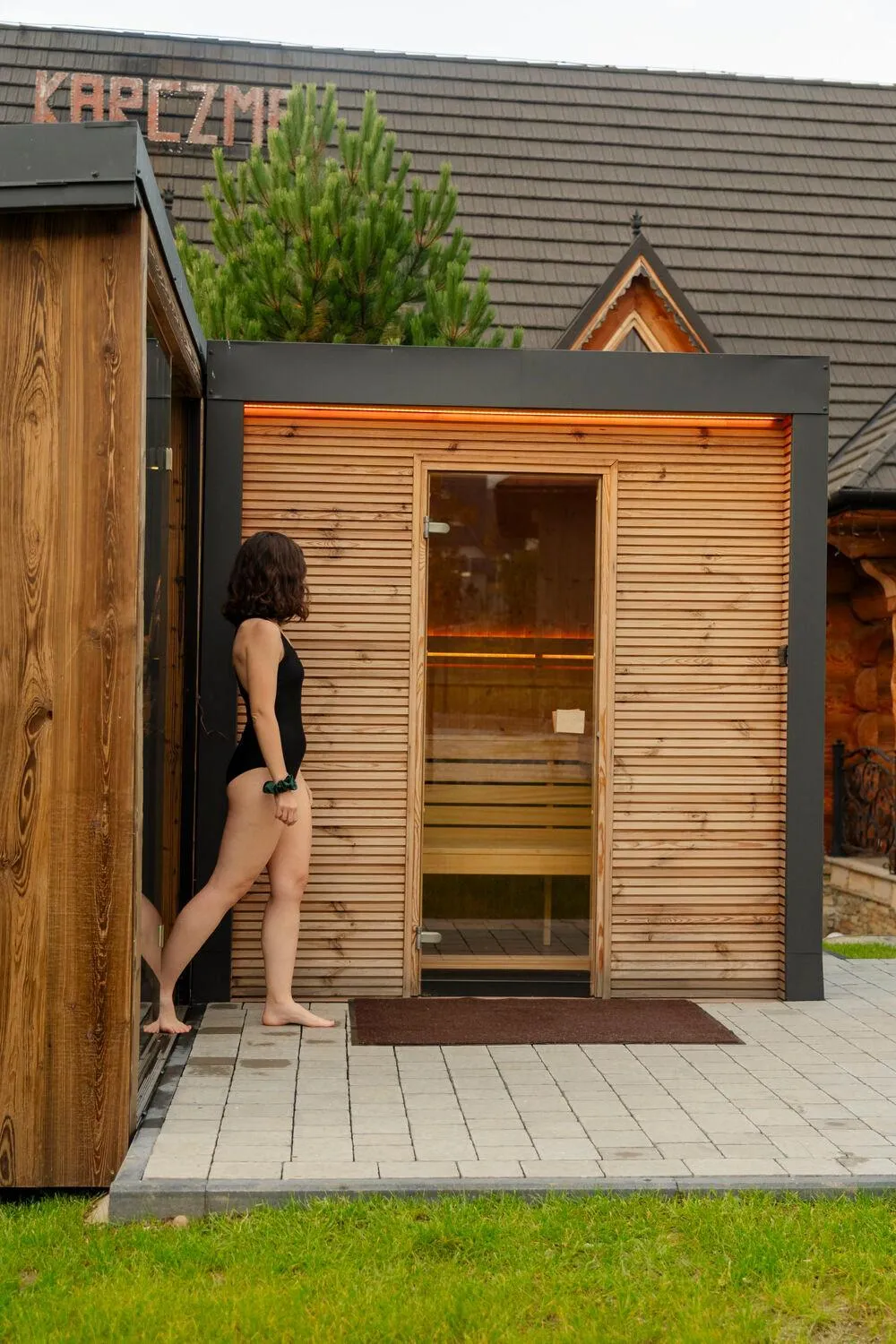 Sauna in Cyrhla Apartamenty - sauna, playroom, free parking & wifi