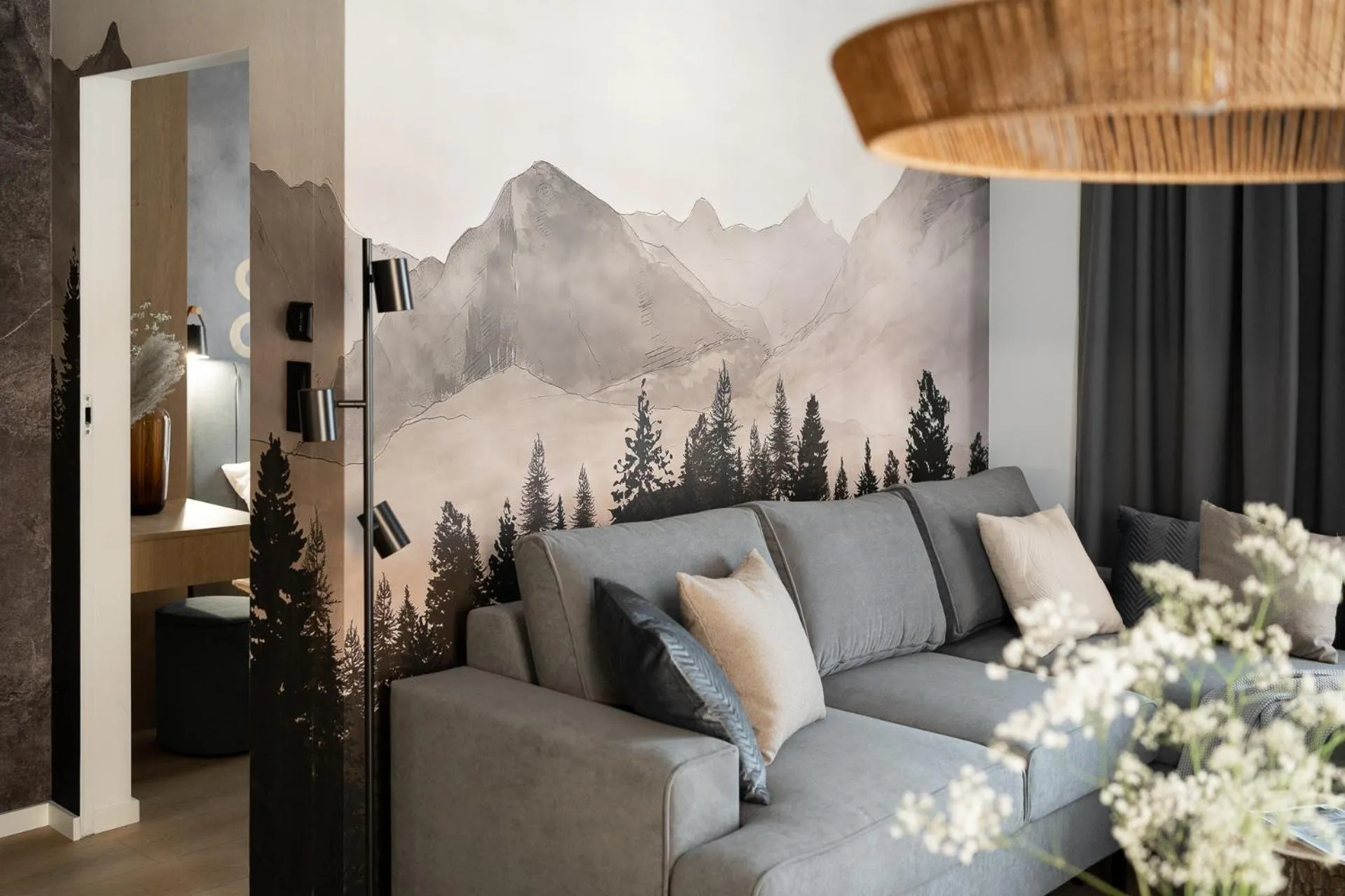 Living room in Cyrhla Apartamenty - sauna, playroom, free parking & wifi