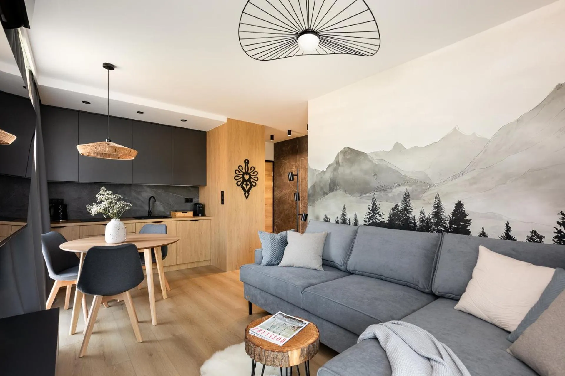 Living room in Cyrhla Apartamenty - sauna, playroom, free parking & wifi