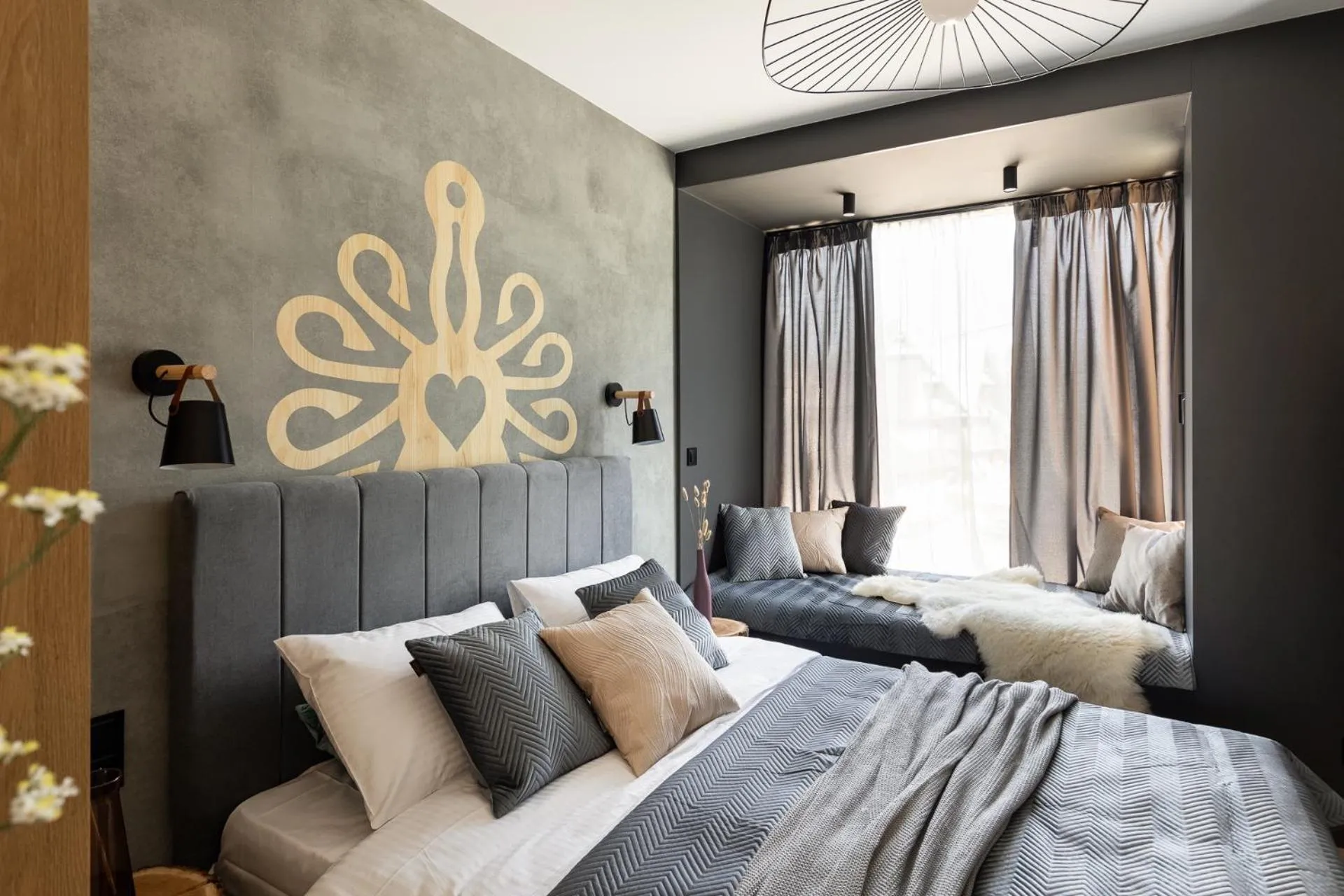 Bed in Cyrhla Apartamenty - sauna, playroom, free parking & wifi