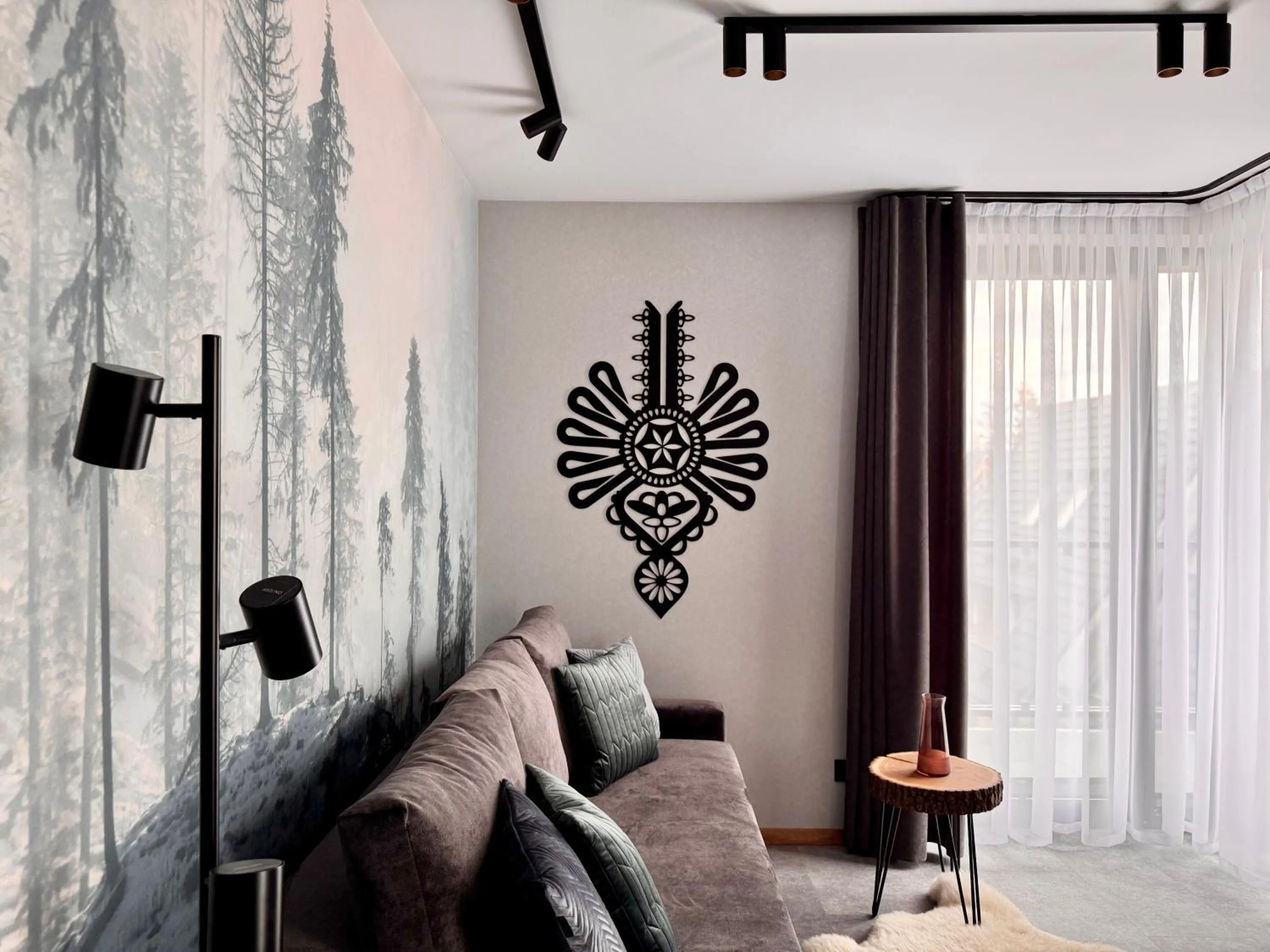 Living room in Cyrhla Apartamenty - sauna, playroom, free parking & wifi