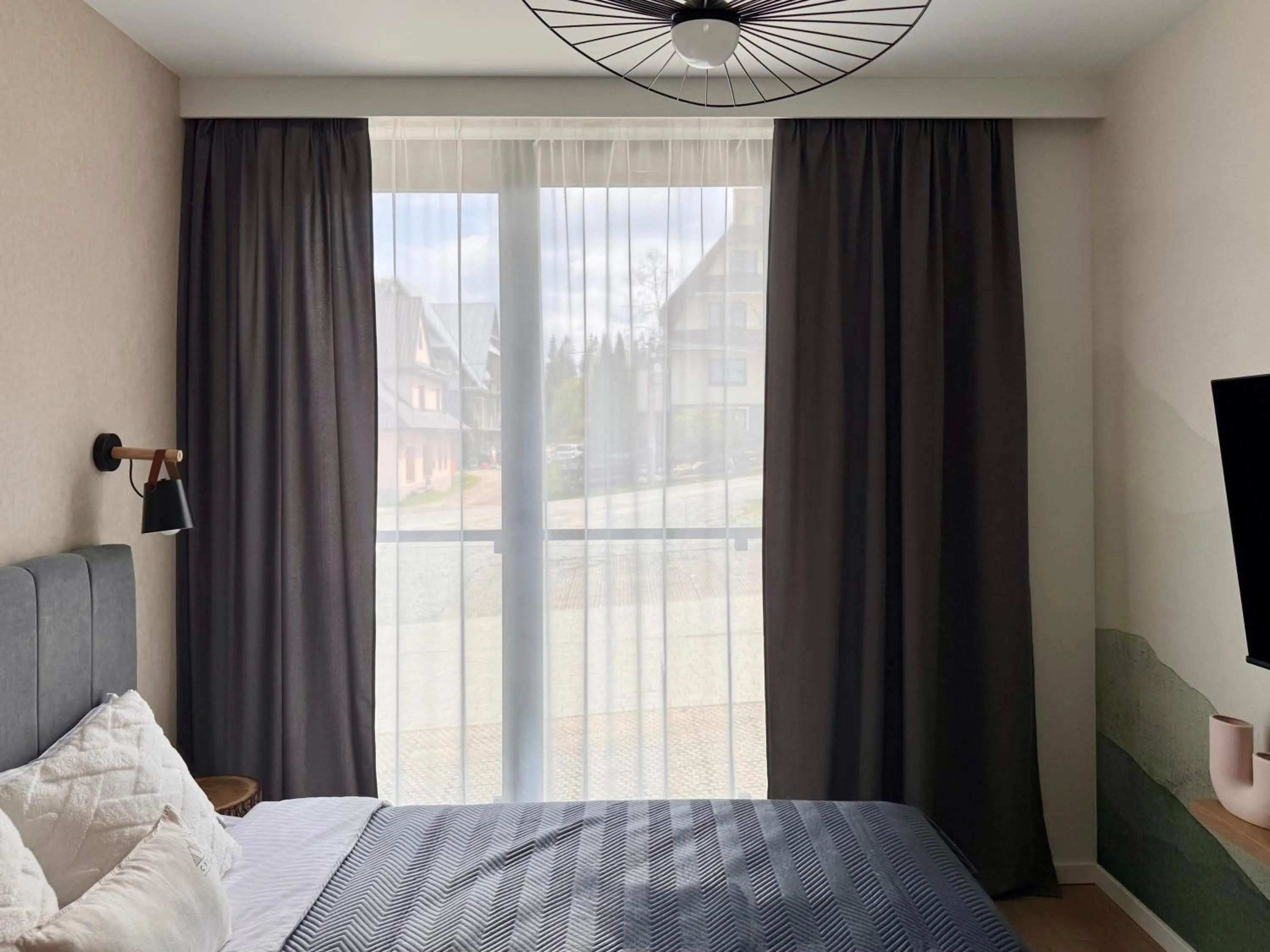 Bedroom, Bed in Cyrhla Apartamenty - sauna, playroom, free parking & wifi