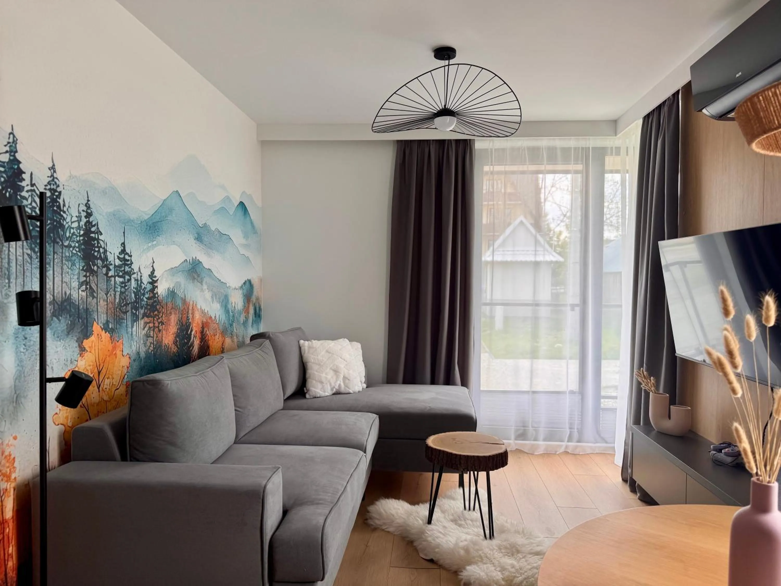 Living room in Cyrhla Apartamenty - sauna, playroom, free parking & wifi