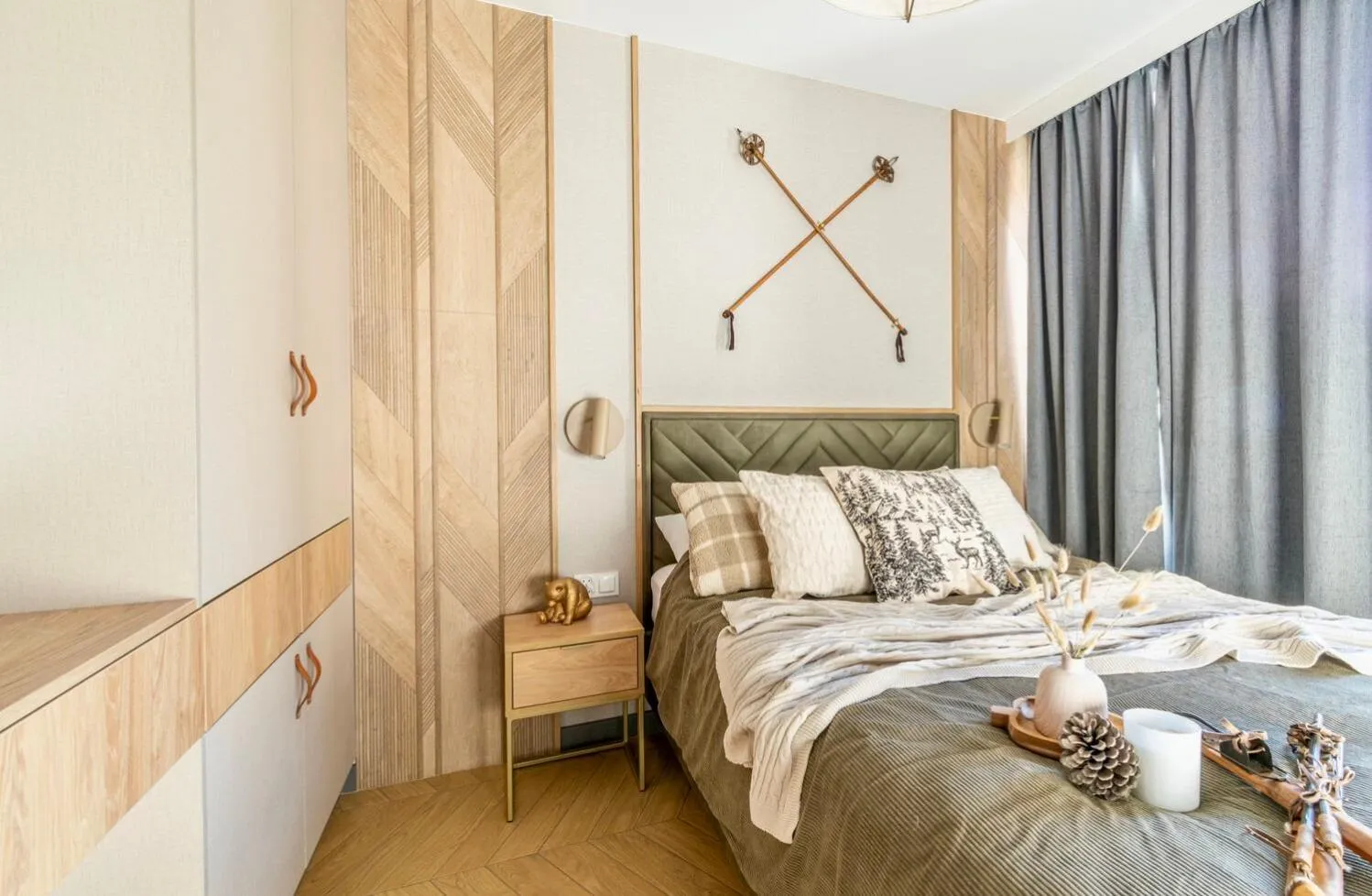 Bed in Cyrhla Apartamenty - sauna, playroom, free parking & wifi