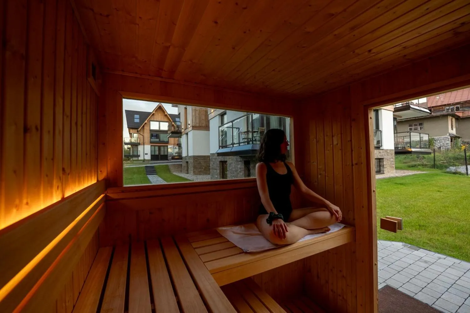 Sauna in Cyrhla Apartamenty - sauna, playroom, free parking & wifi