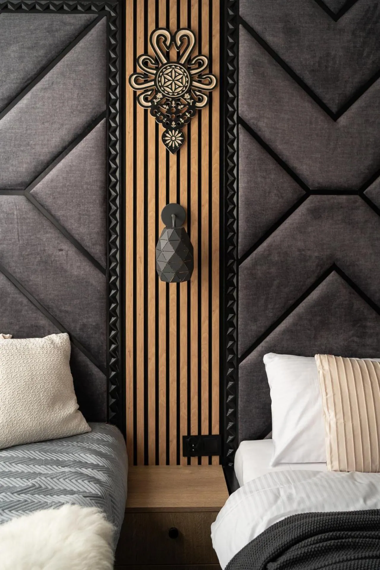 Bed in Cyrhla Apartamenty - sauna, playroom, free parking & wifi