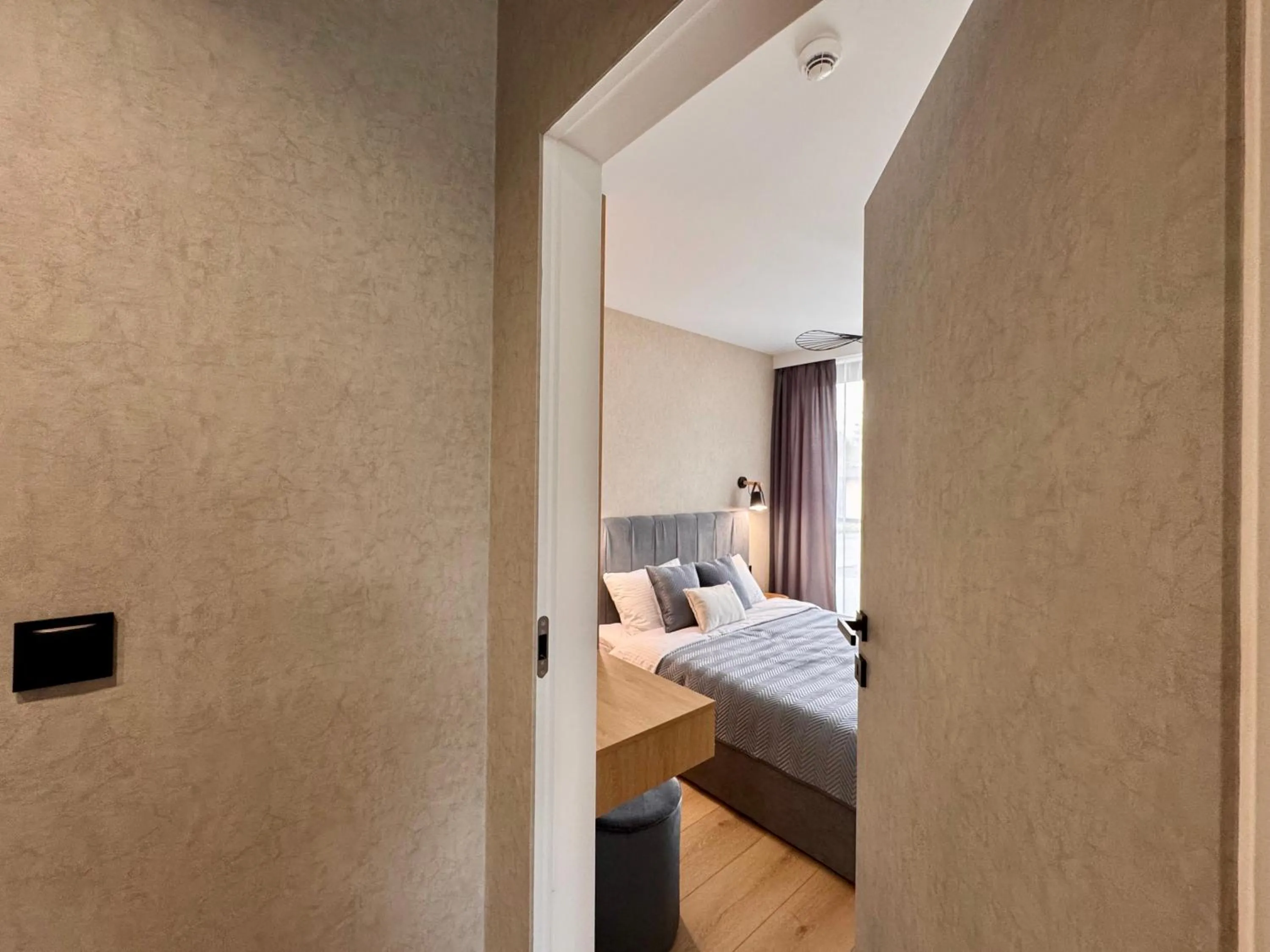 Bedroom, Bed in Cyrhla Apartamenty - sauna, playroom, free parking & wifi