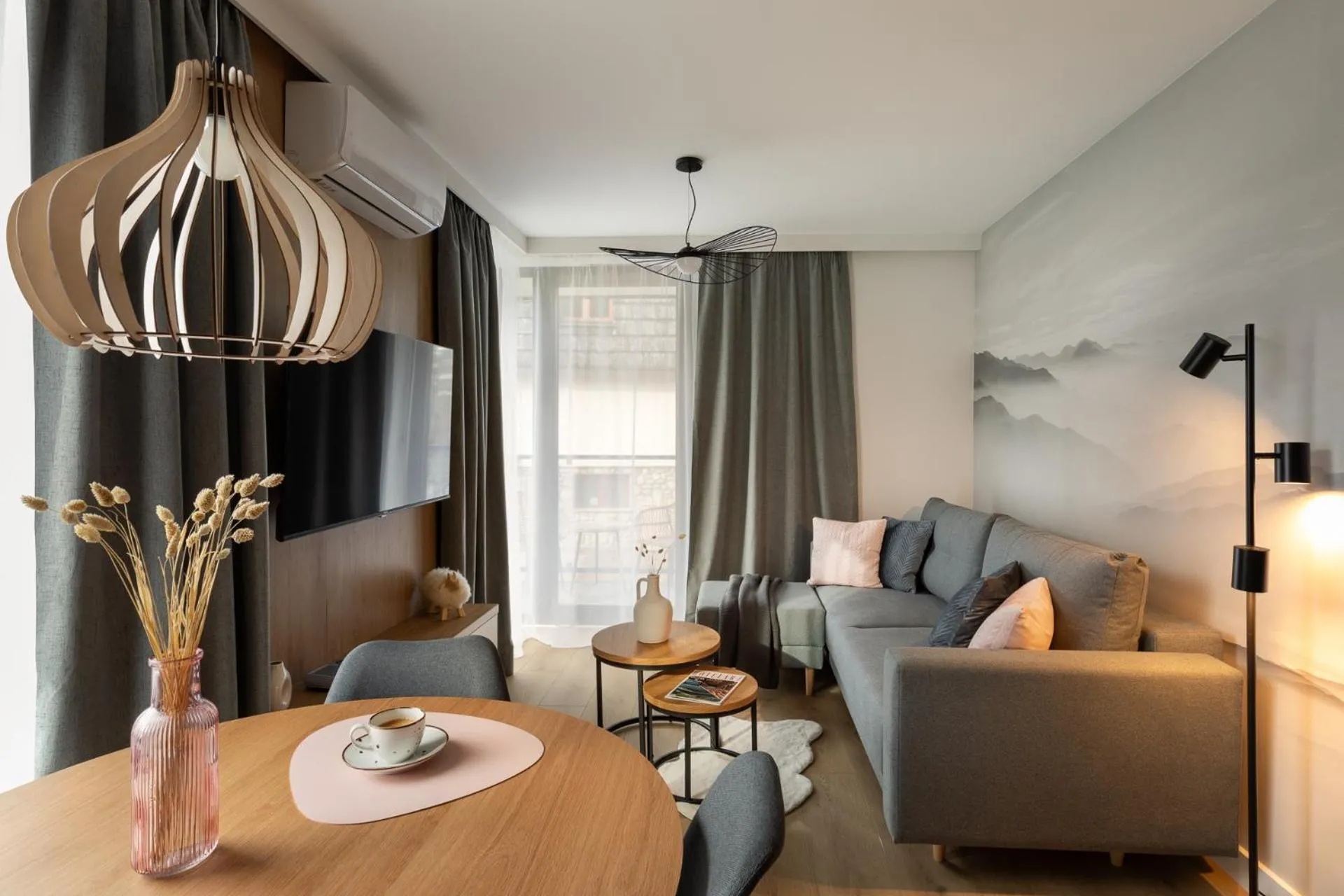 Living room in Cyrhla Apartamenty - sauna, playroom, free parking & wifi