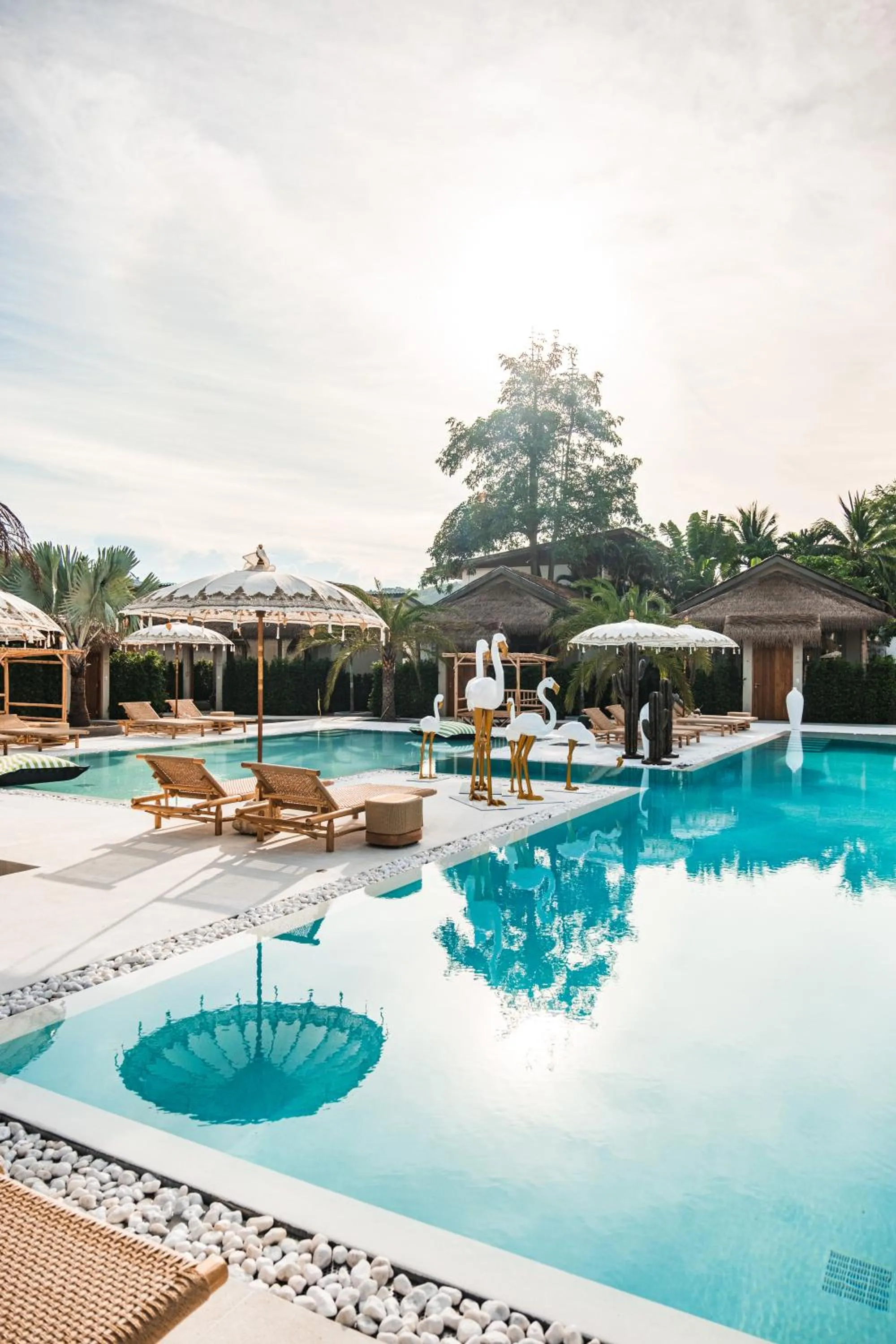 Swimming pool in The Deck Cottages Samui