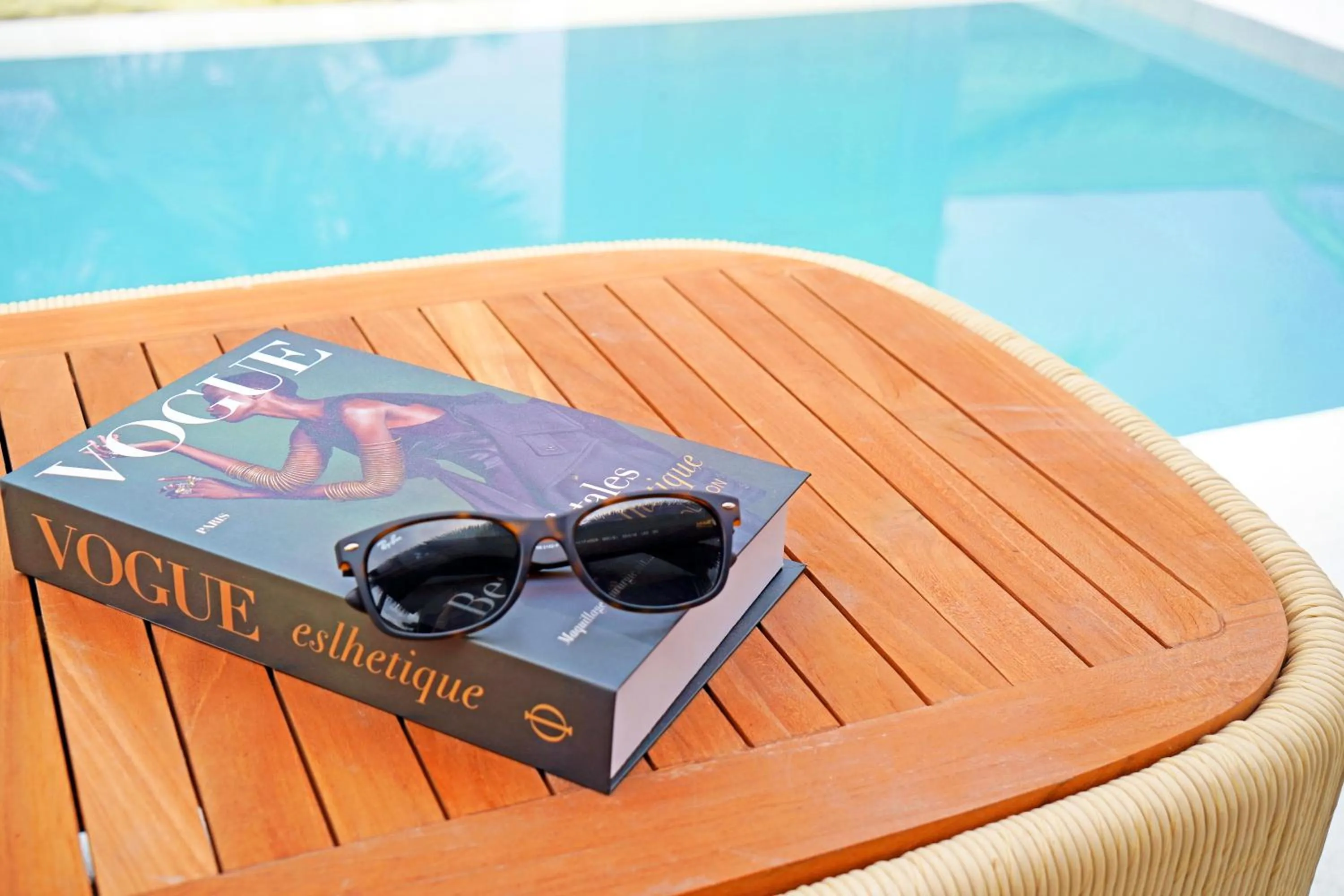 Pool view in The Deck Cottages Samui