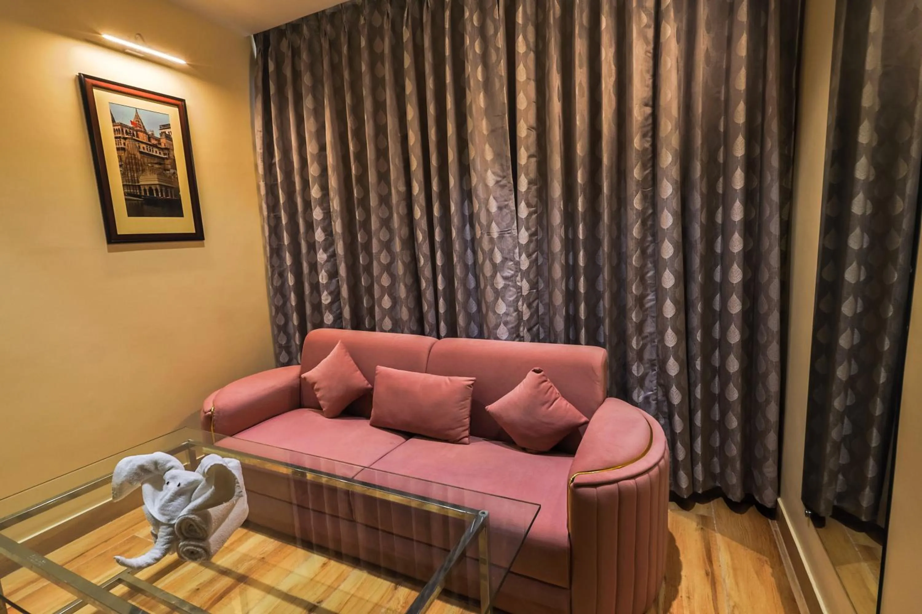 Living room in Hotel Vishwam Residency