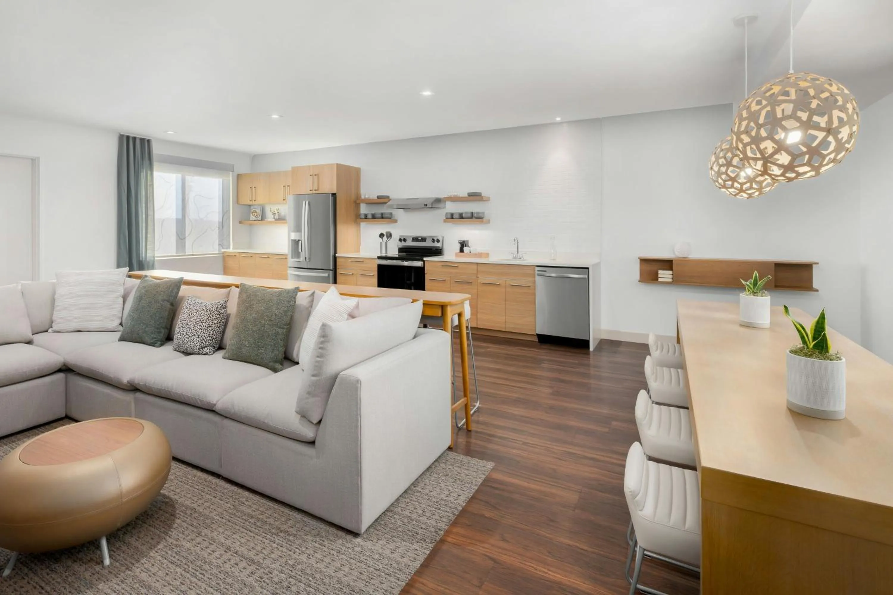 Living room in Element Savannah Midtown