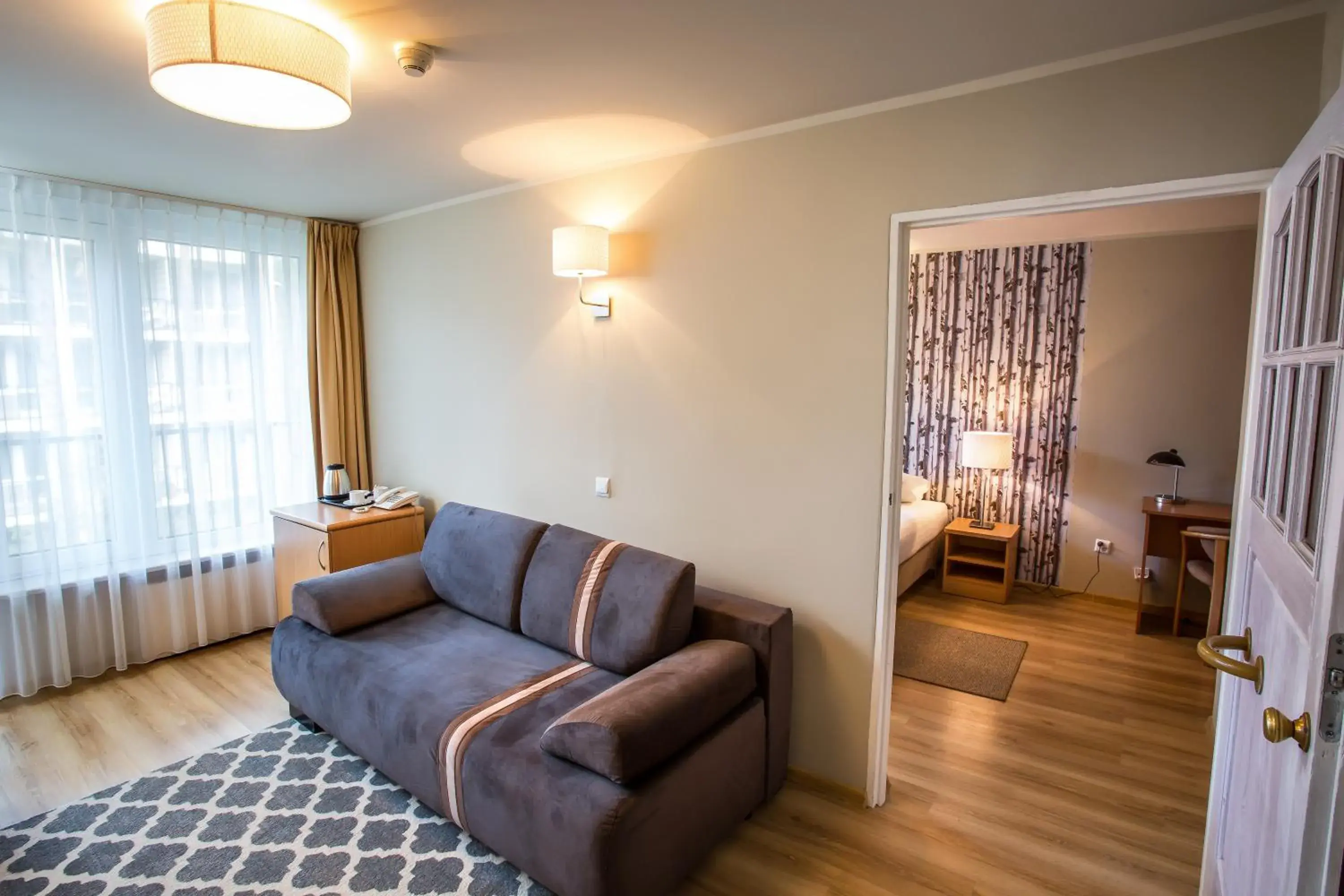 Living room, Bed in Hotel Orle Living room, Bed in Hotel Orle