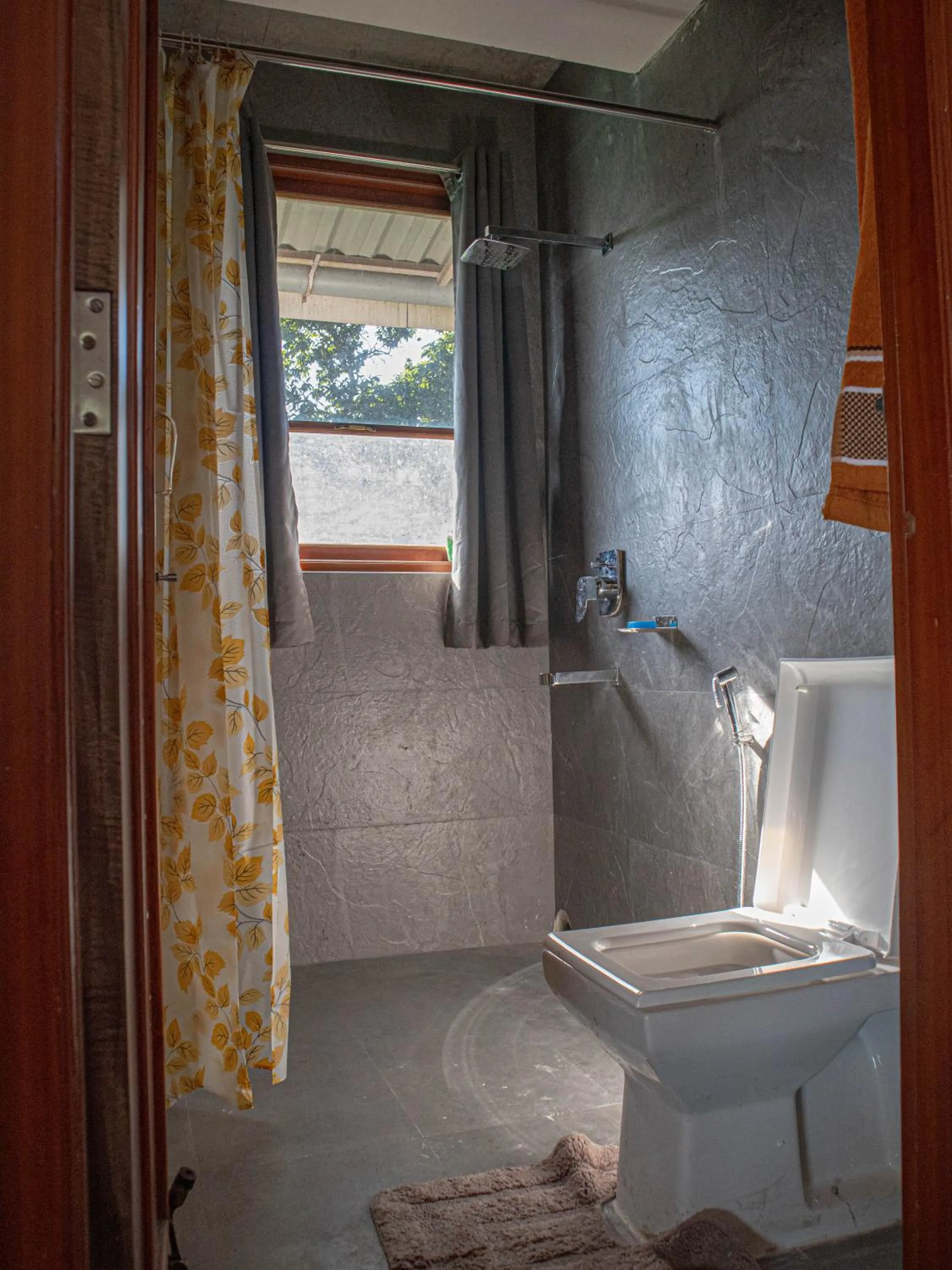 Shower in Hills Tale Backpackers Hostel