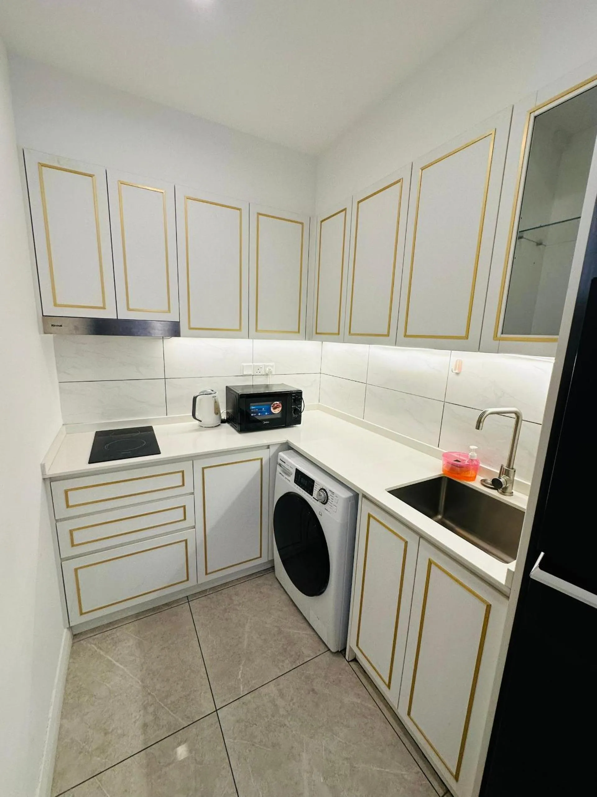 Kitchen or kitchenette in The Axon Apartment Bukit Bintang