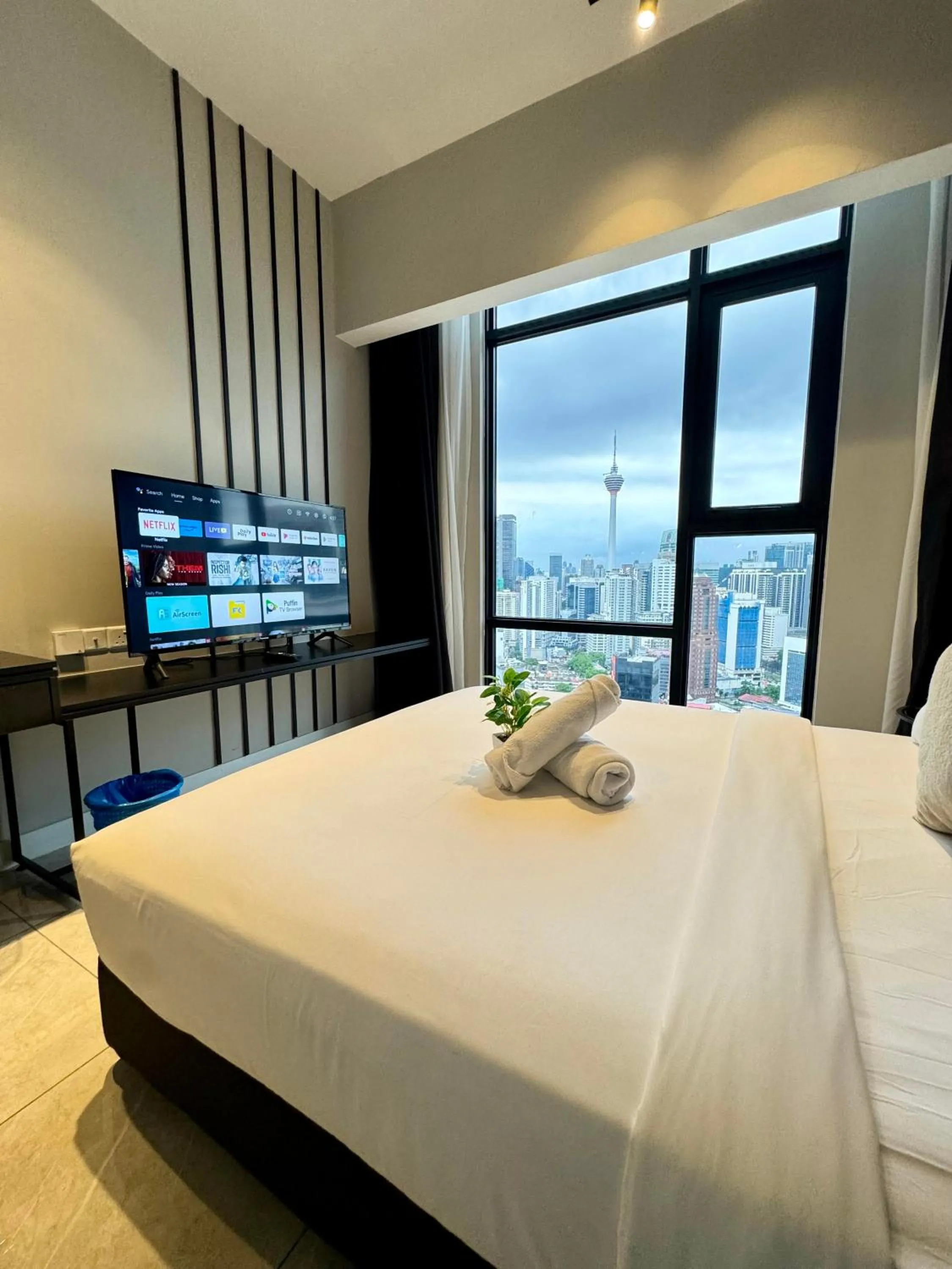 Bed in The Axon Apartment Bukit Bintang