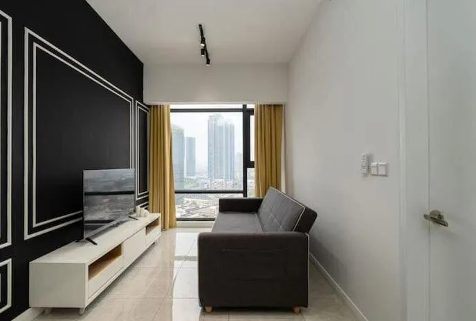 Communal lounge/ TV room in The Axon Apartment Bukit Bintang