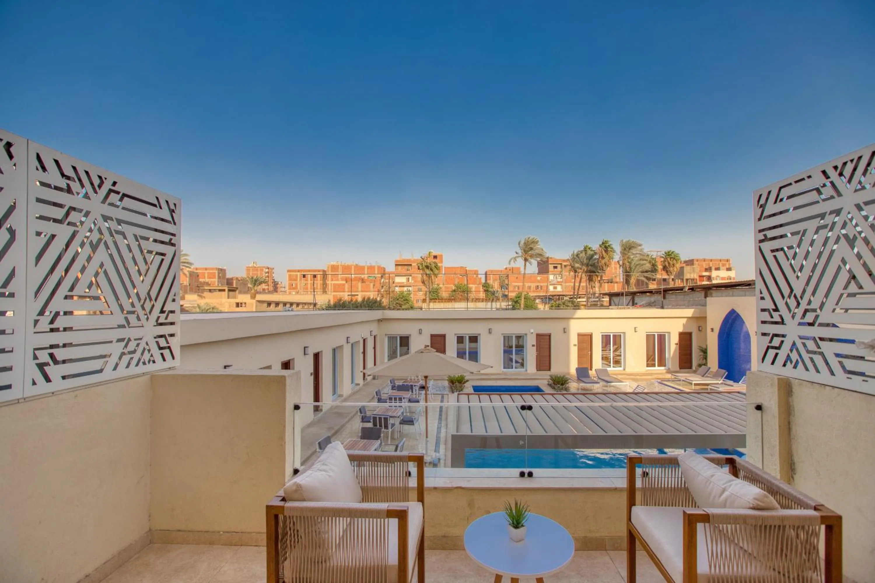Balcony/Terrace in Mazar Pyramids Hotel