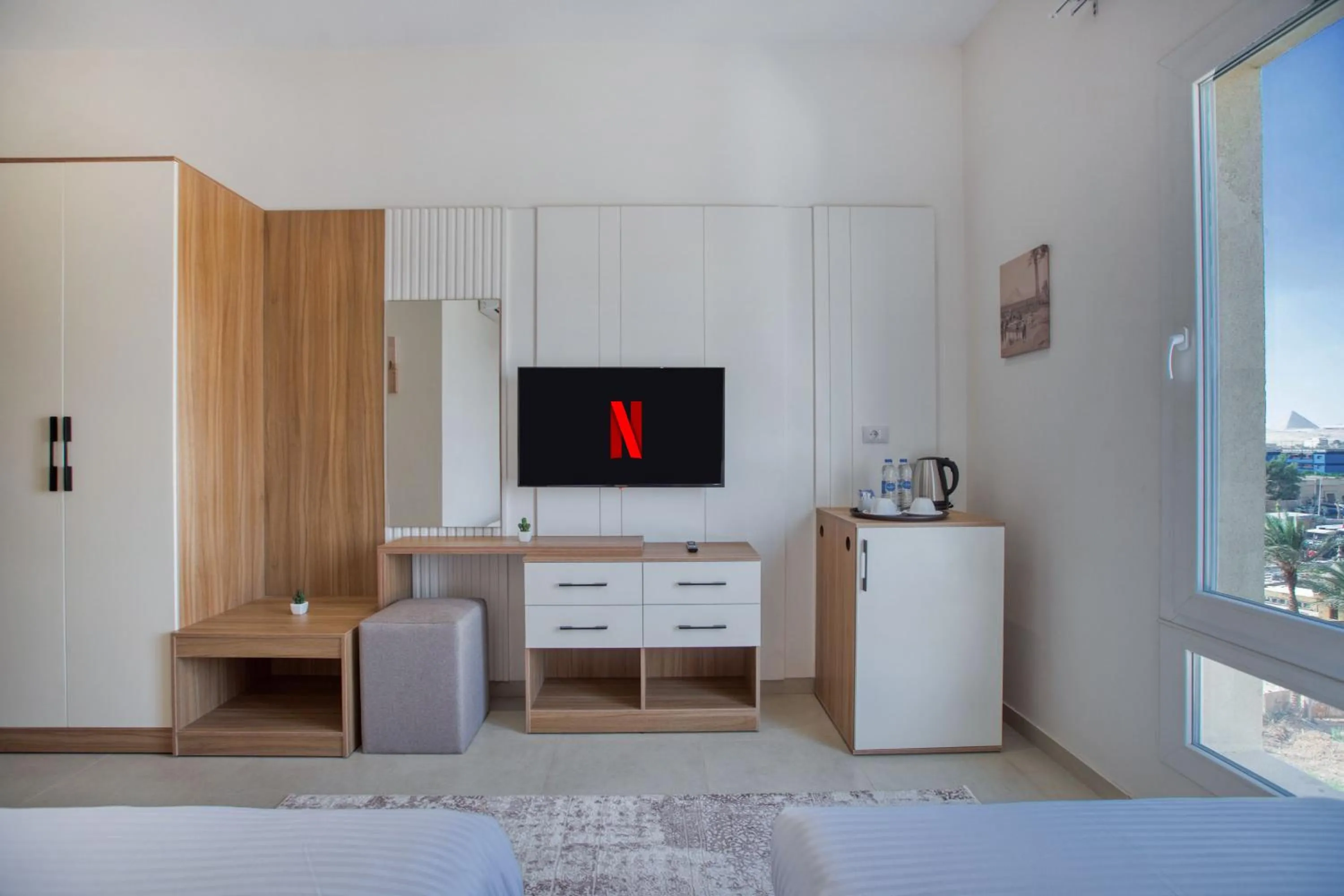 TV and multimedia in Mazar Pyramids Hotel