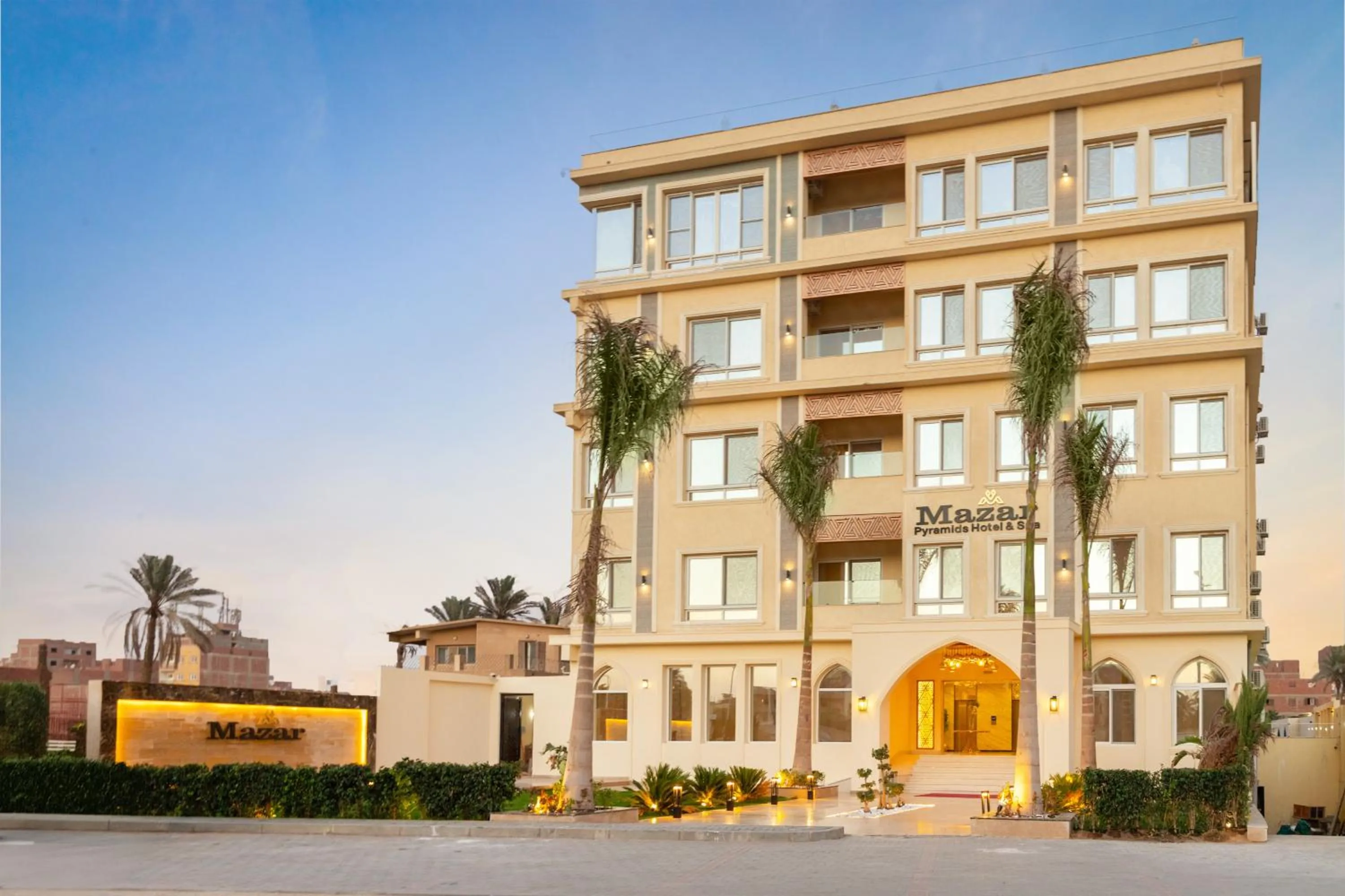 Property building in Mazar Pyramids Hotel