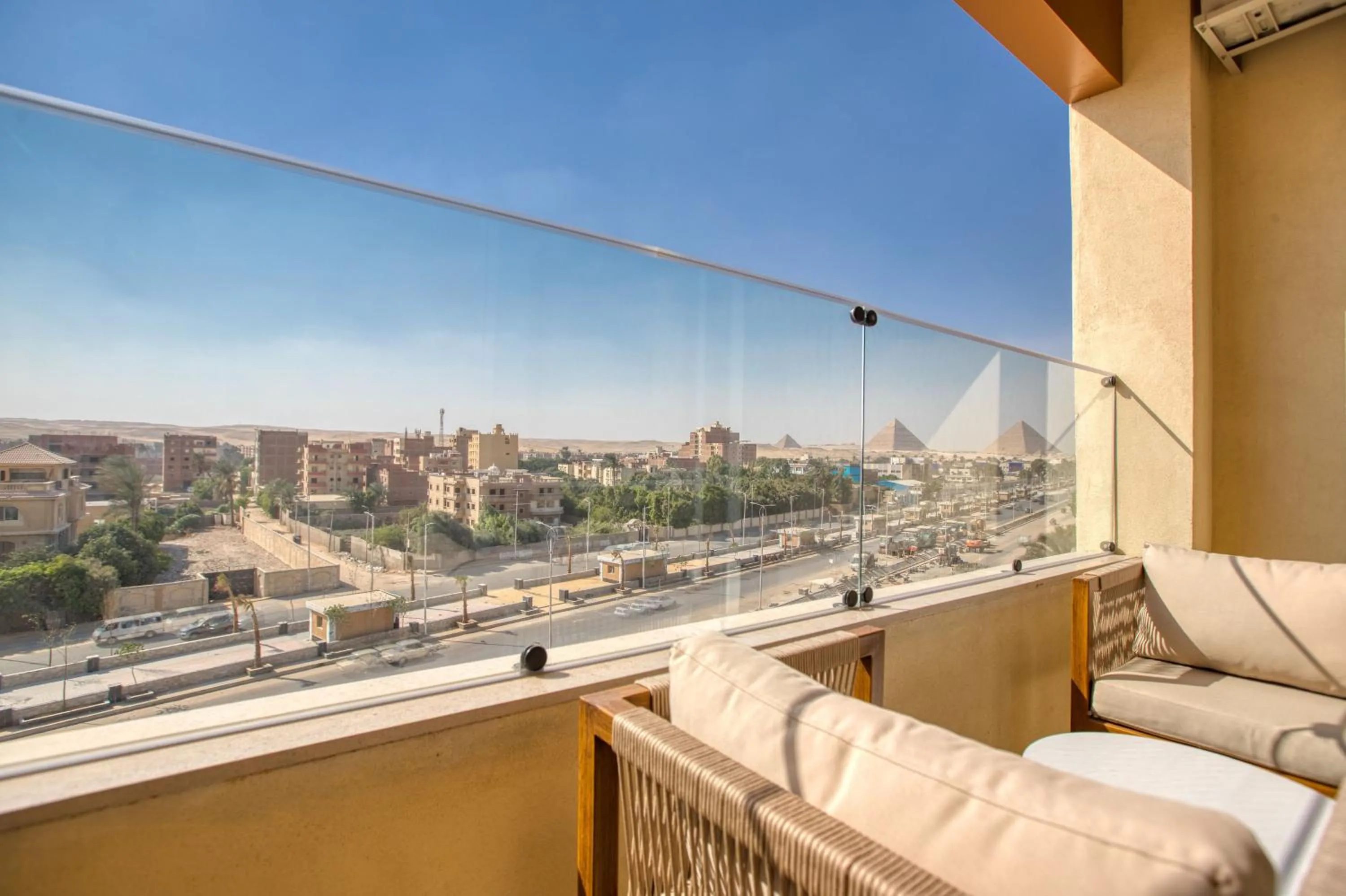 View (from property/room) in Mazar Pyramids Hotel