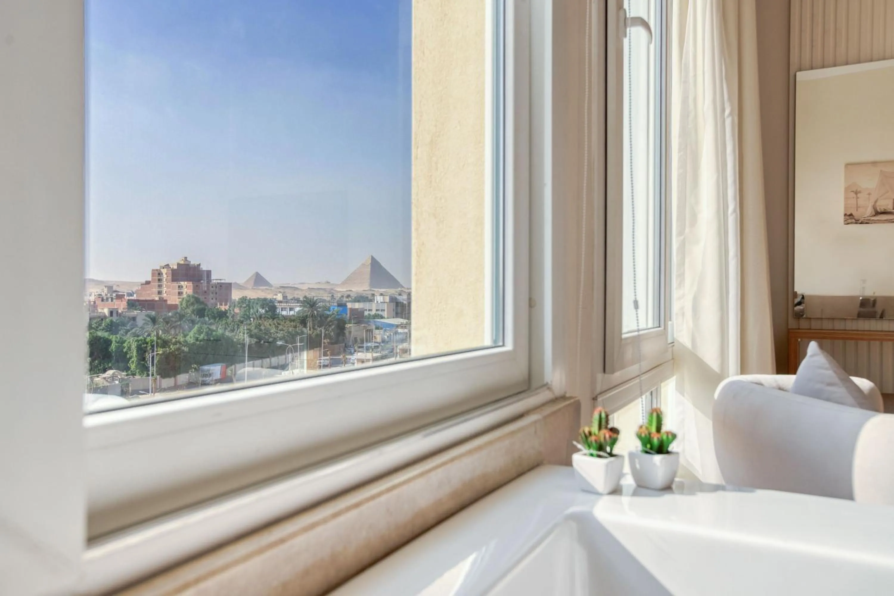 View (from property/room) in Mazar Pyramids Hotel