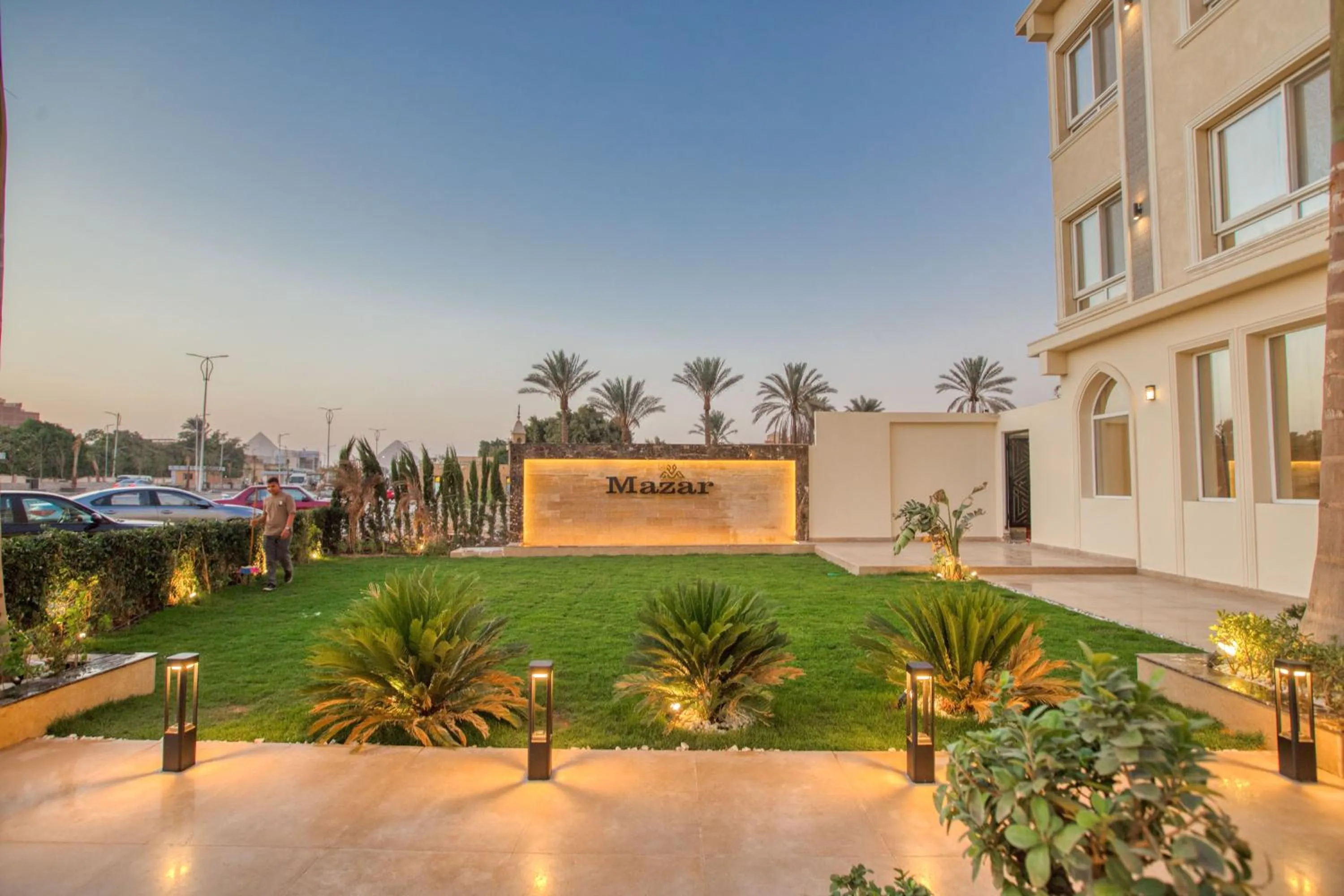 Natural landscape in Mazar Pyramids Hotel