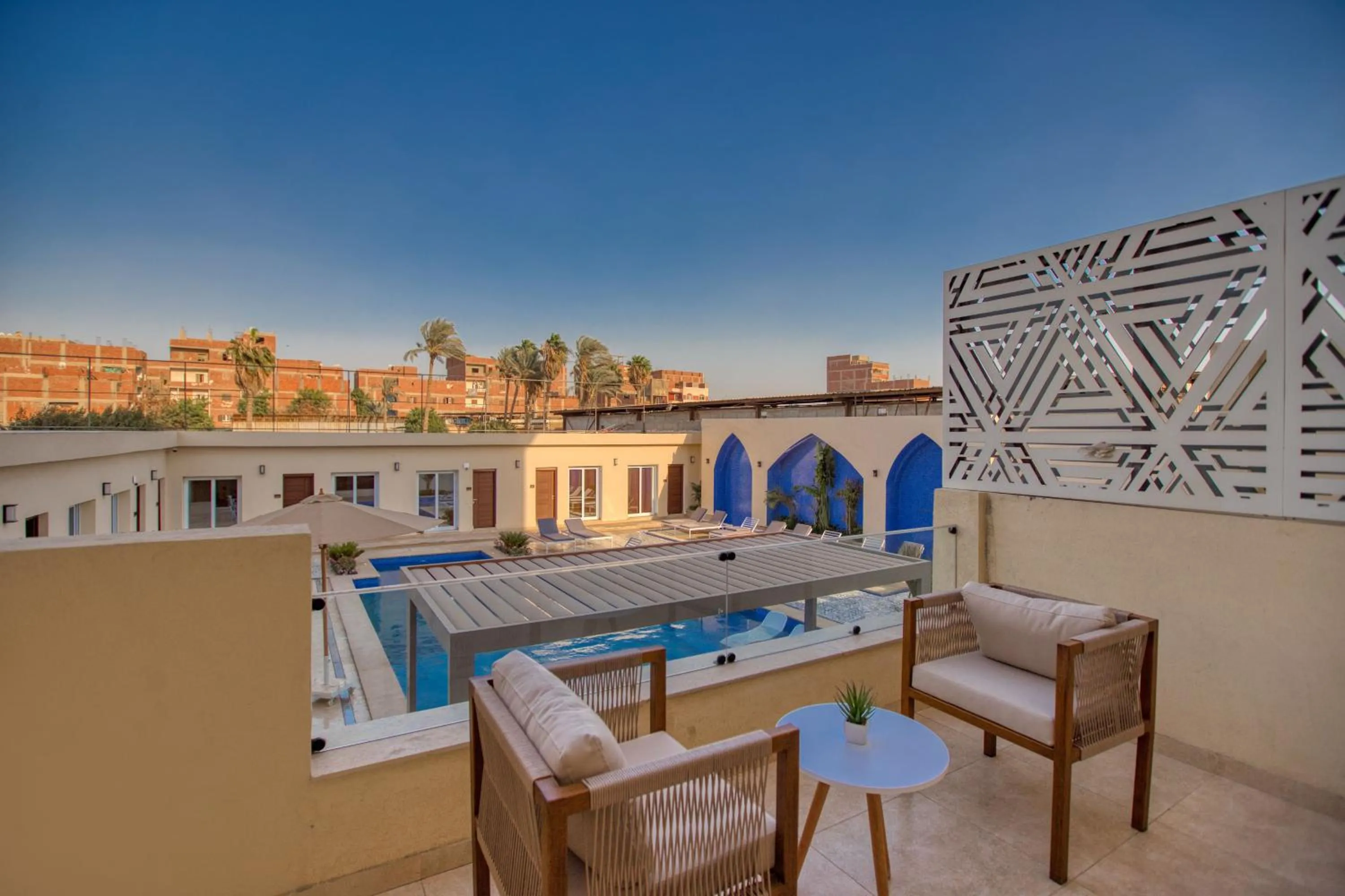 Balcony/Terrace in Mazar Pyramids Hotel