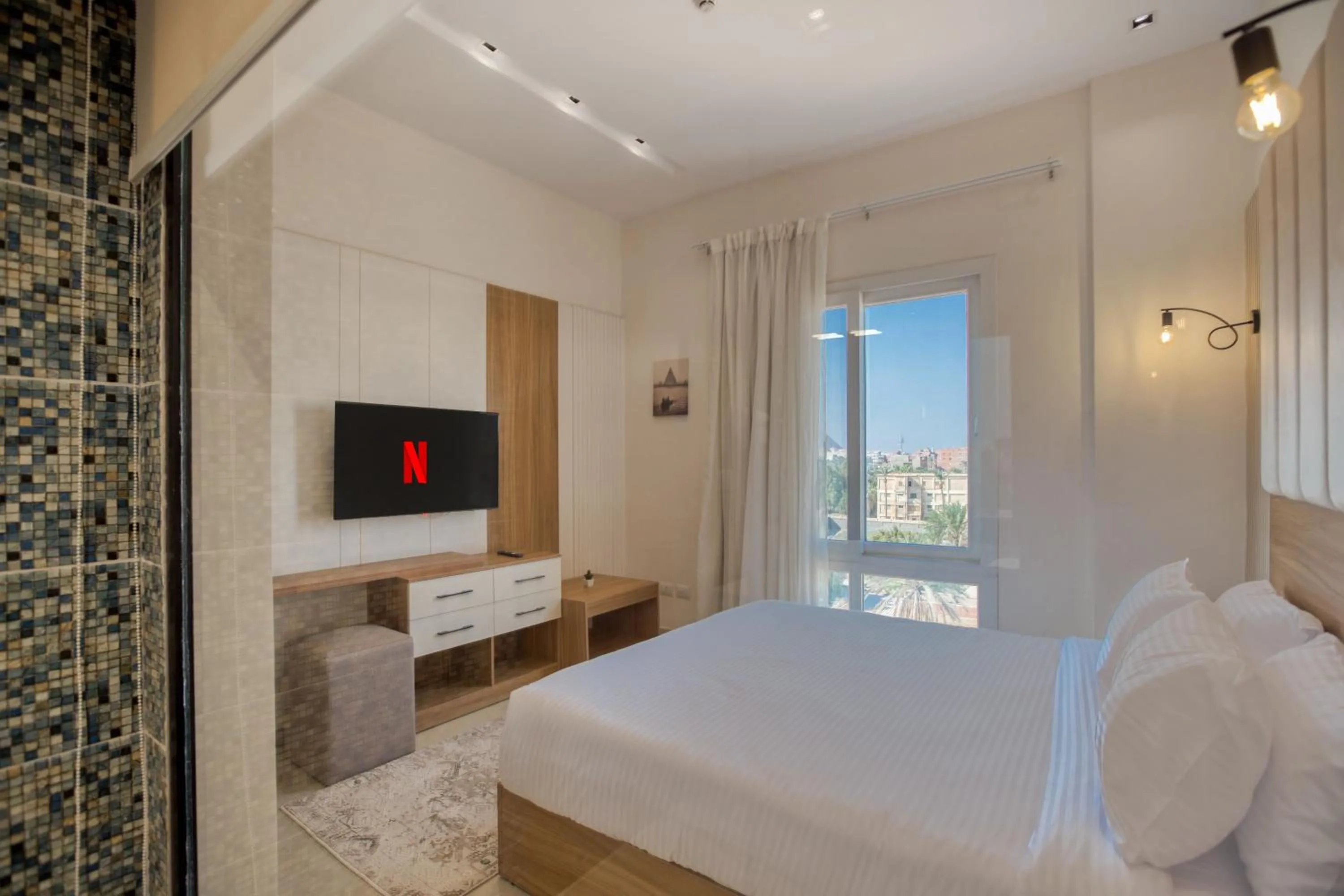 Bedroom in Mazar Pyramids Hotel