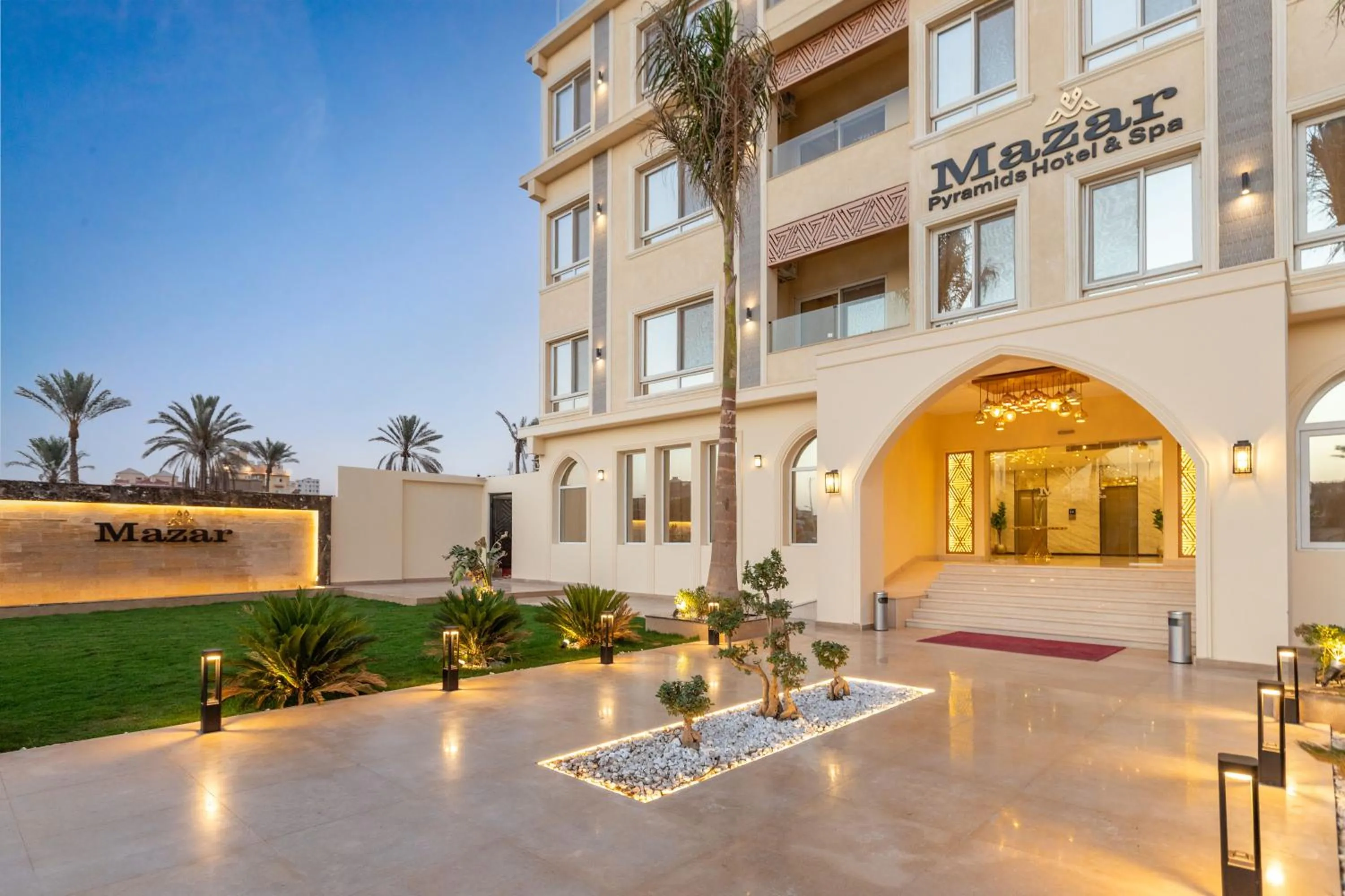 Property building in Mazar Pyramids Hotel