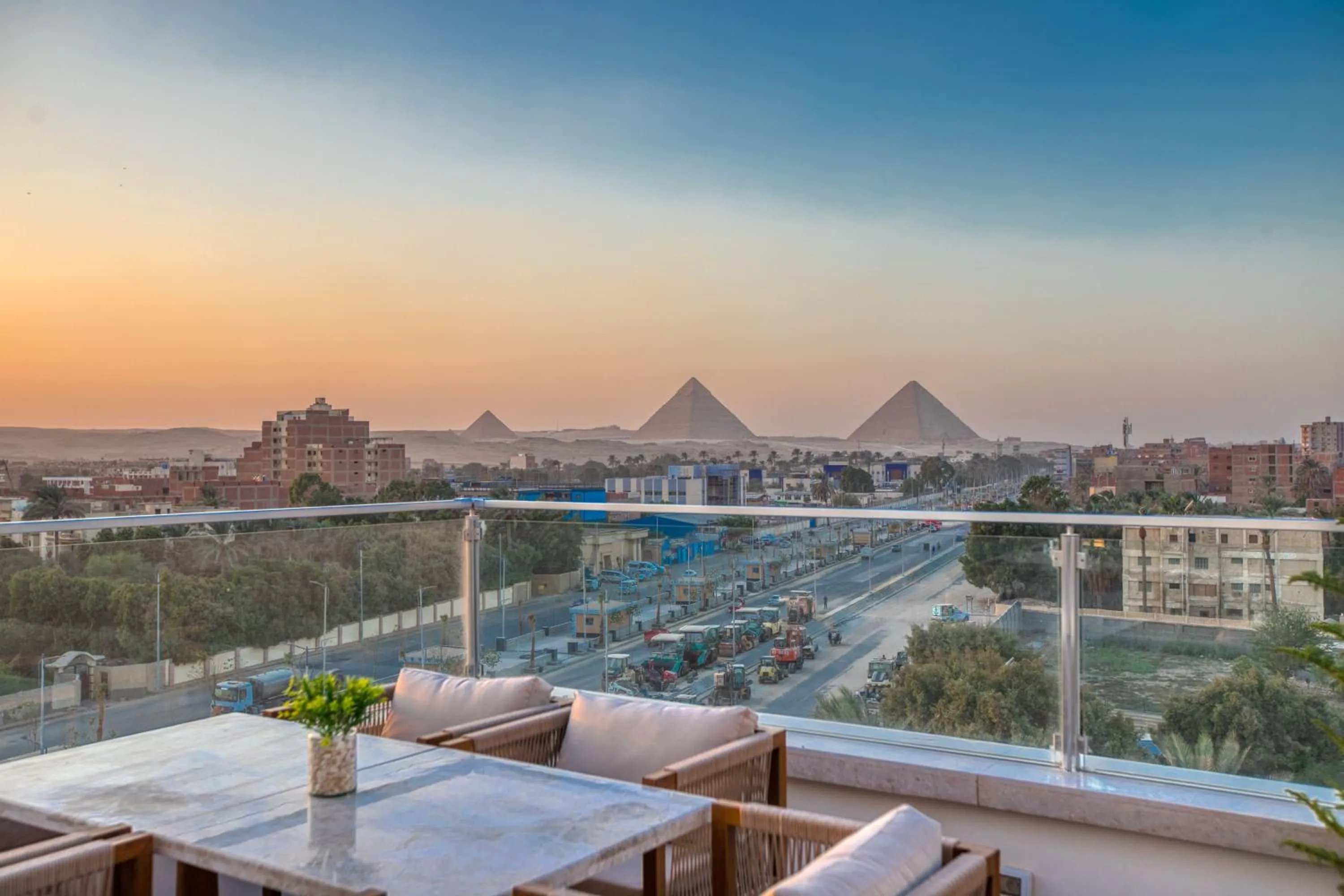 View (from property/room) in Mazar Pyramids Hotel