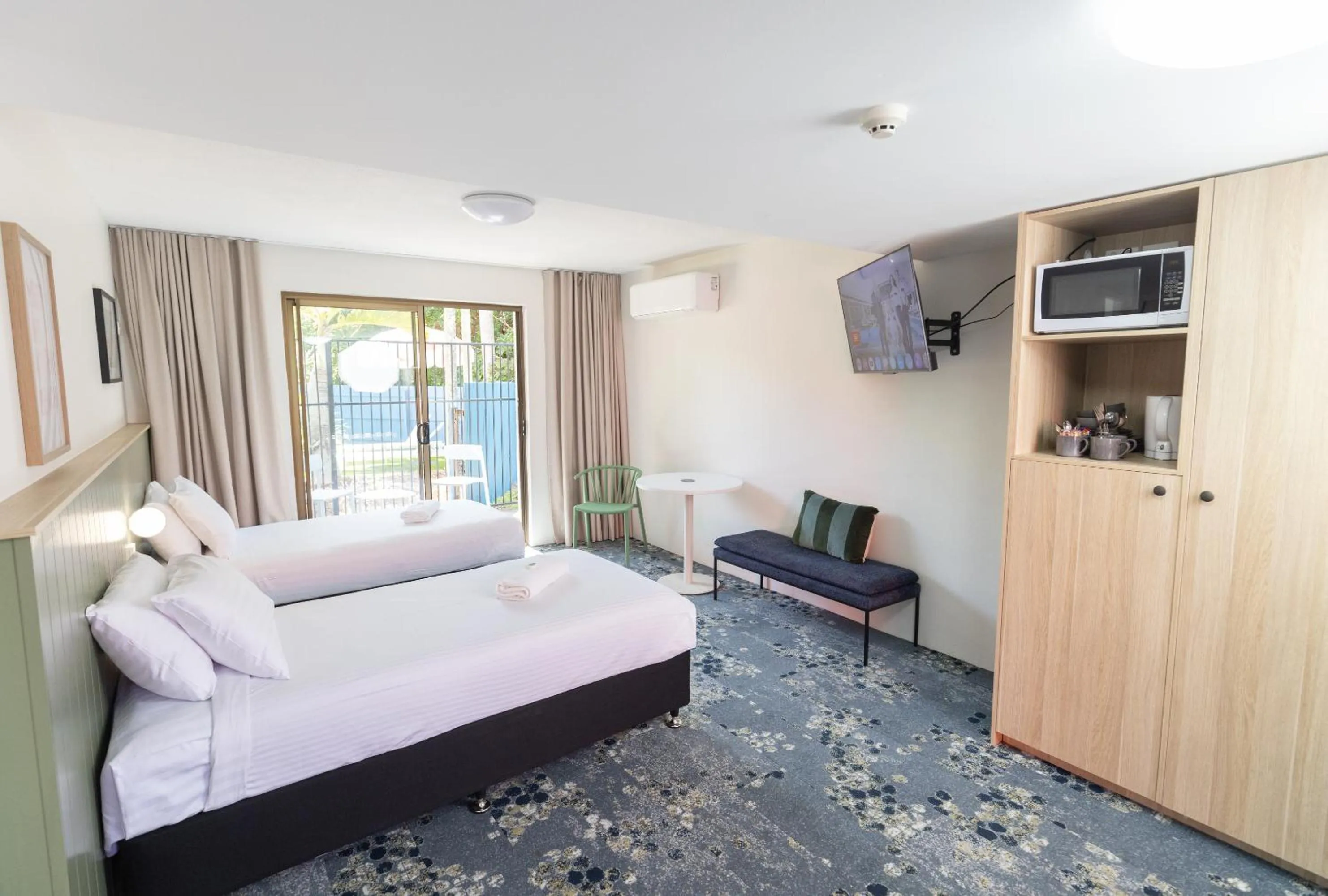 Bed in Currimundi Hotel