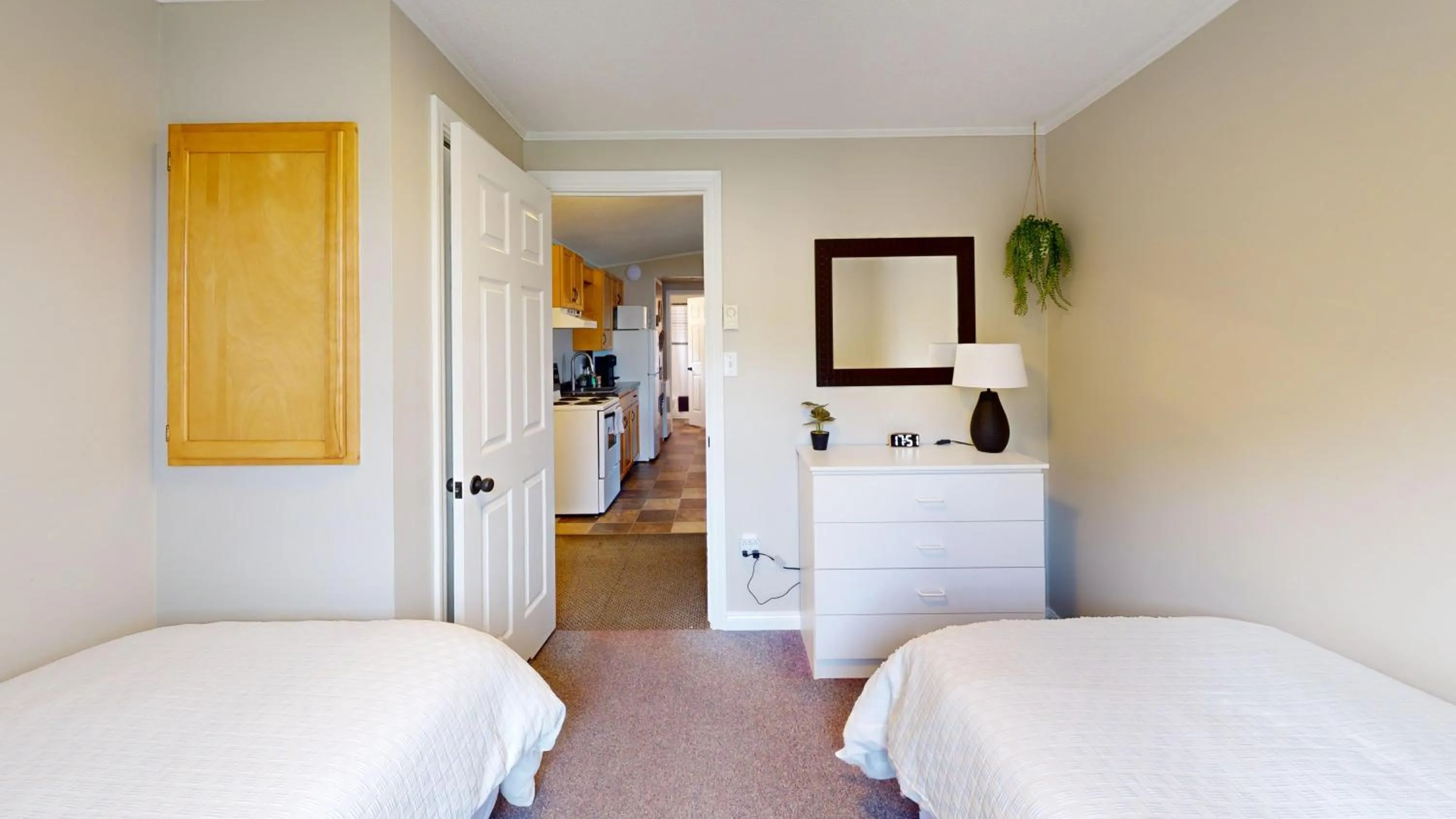 Bed in Lakeside Stays