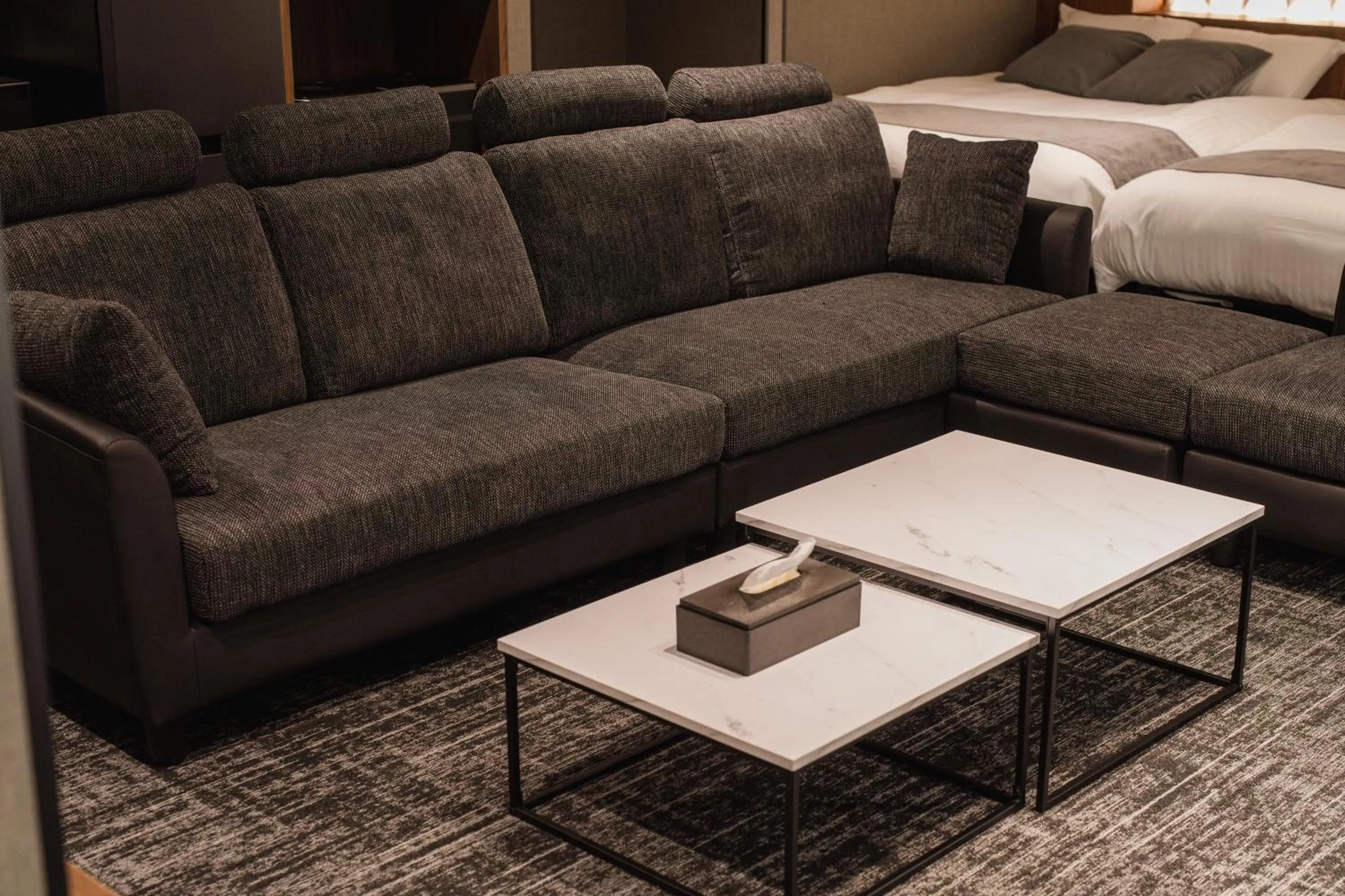 Living room in The LOFT INN HAKATA