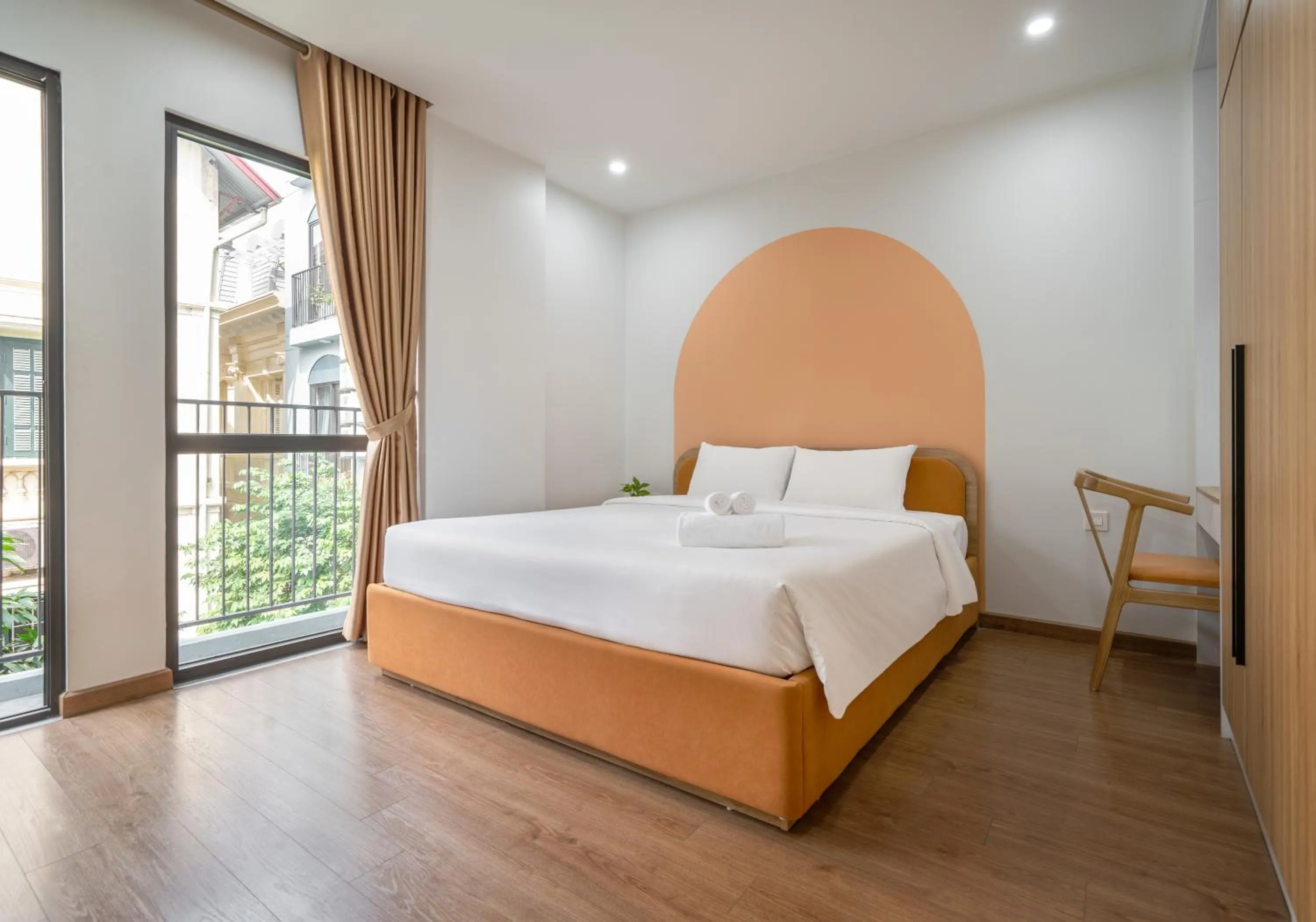 Bed in MOONLIT Suites Hotel by Luxe Paradise