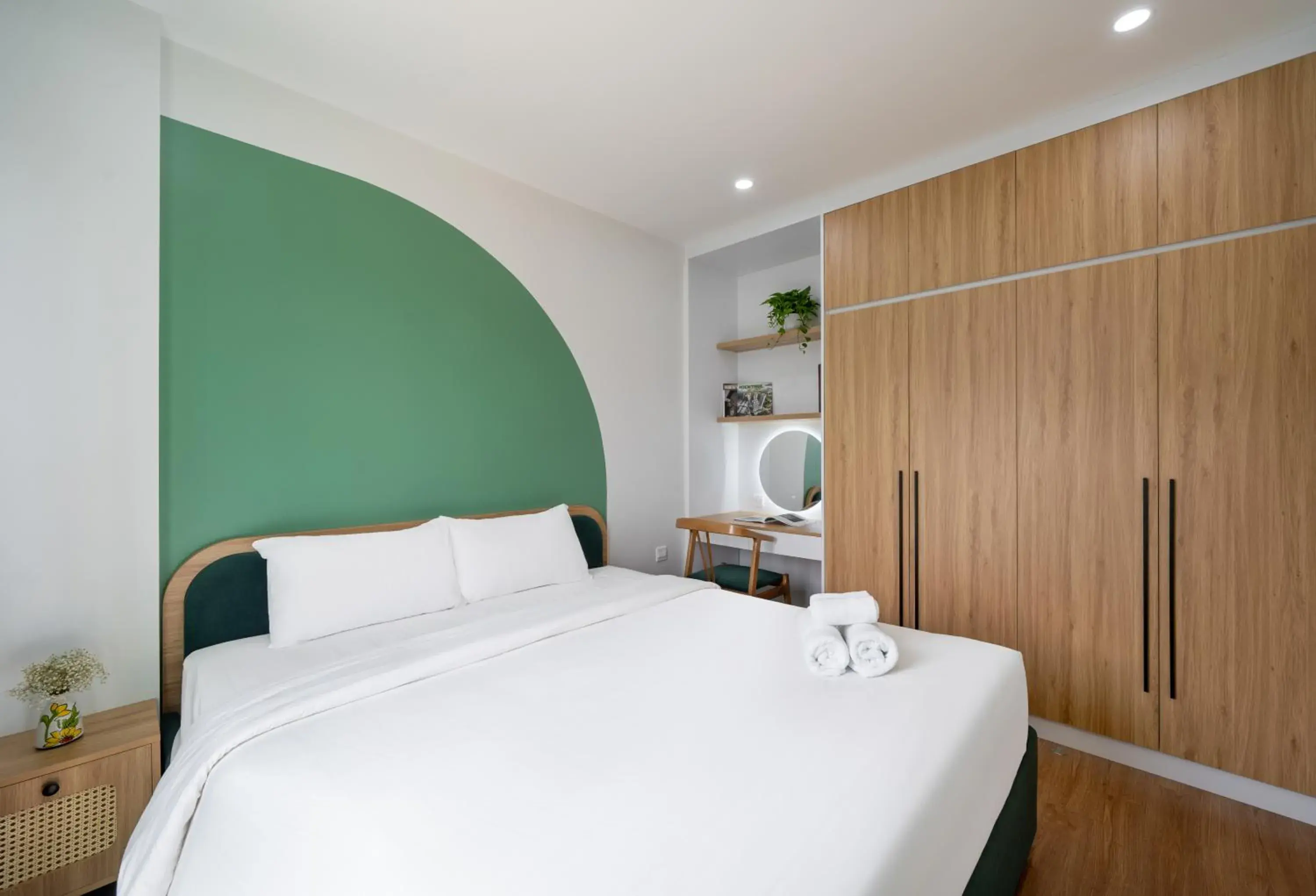 Bed in MOONLIT Suites Hotel by Luxe Paradise Bed in MOONLIT Suites Hotel by Luxe Paradise